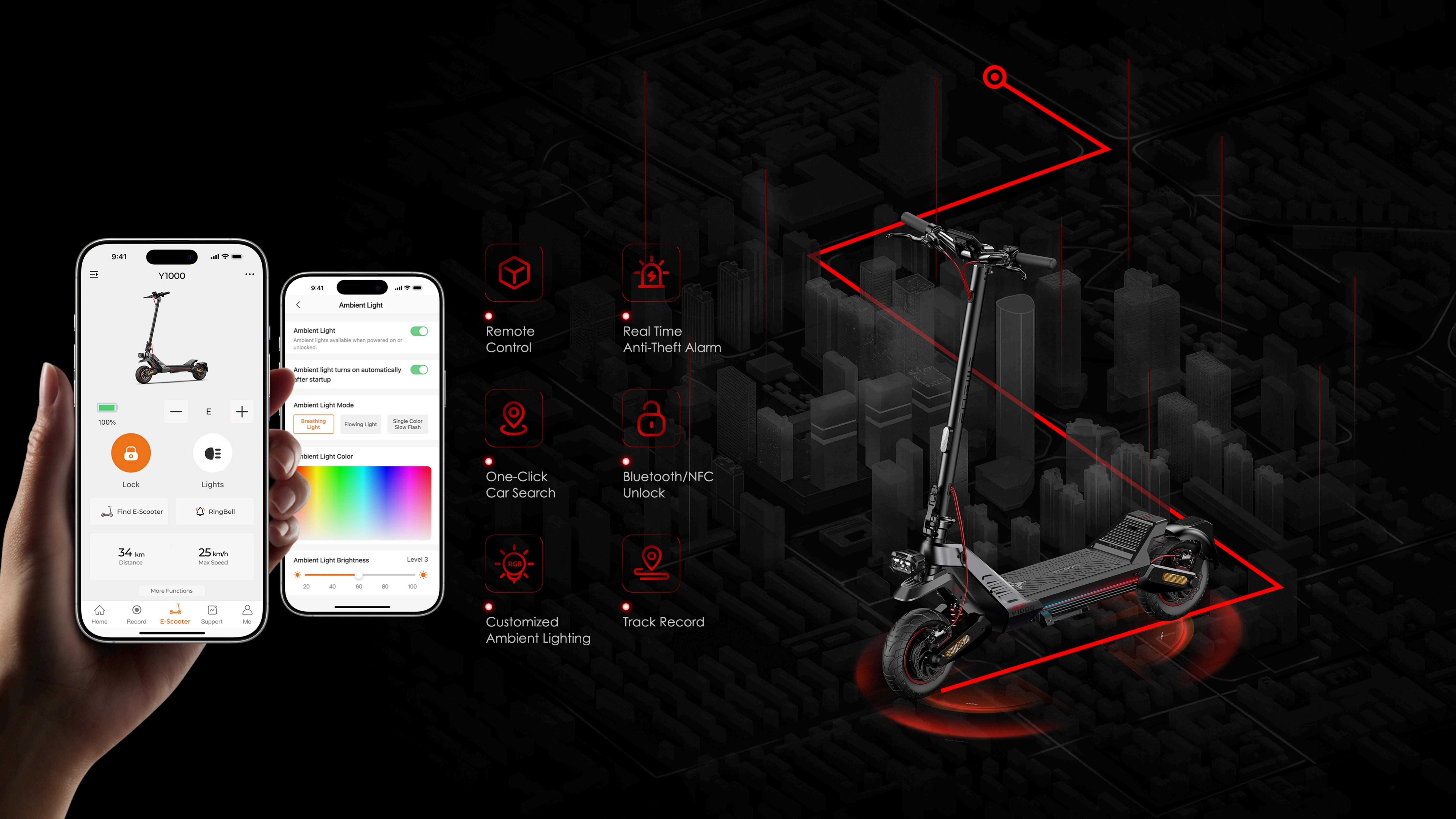 Product design, electric scooter, styling design, outdoor play，