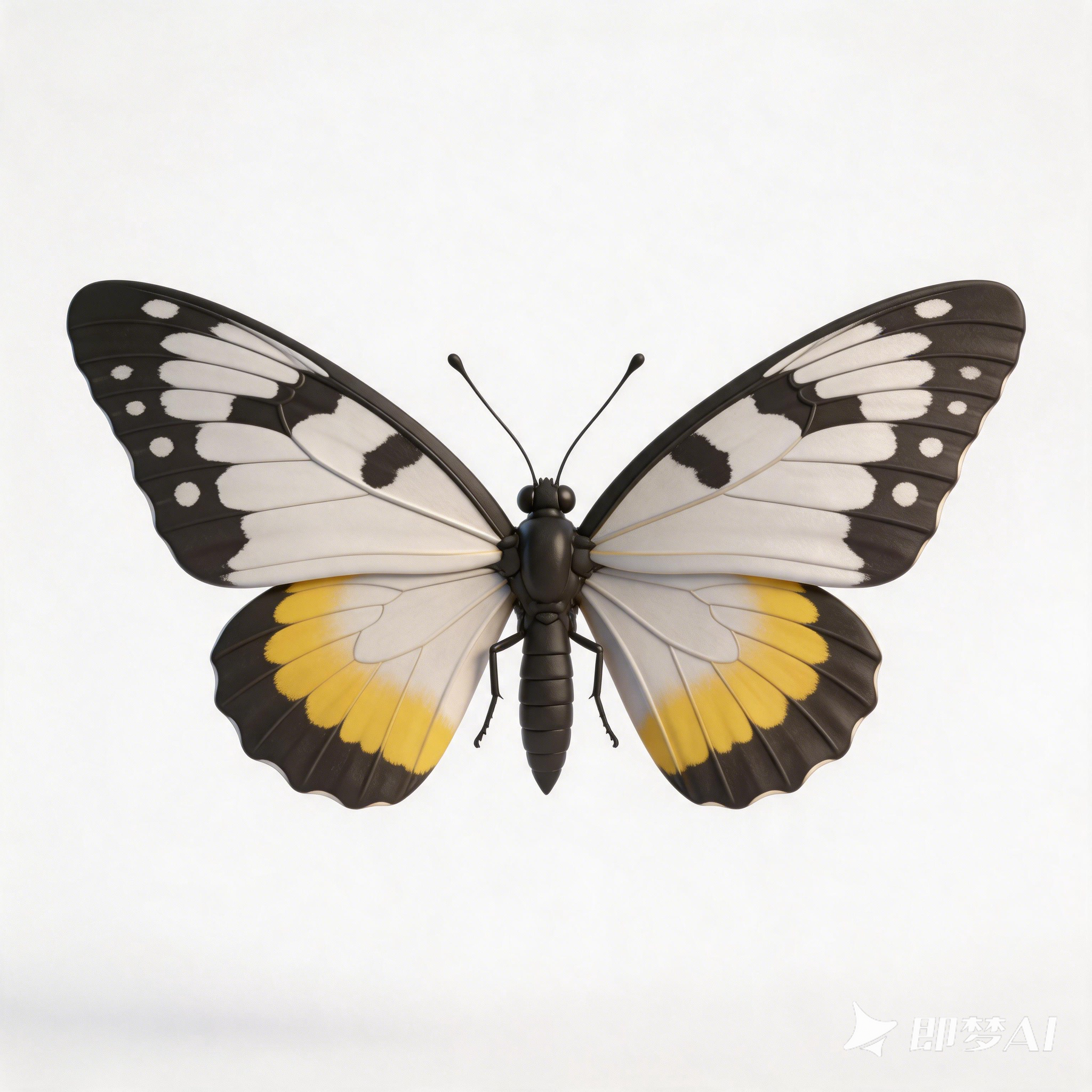 Small spot petticoats phoenix butterfly，