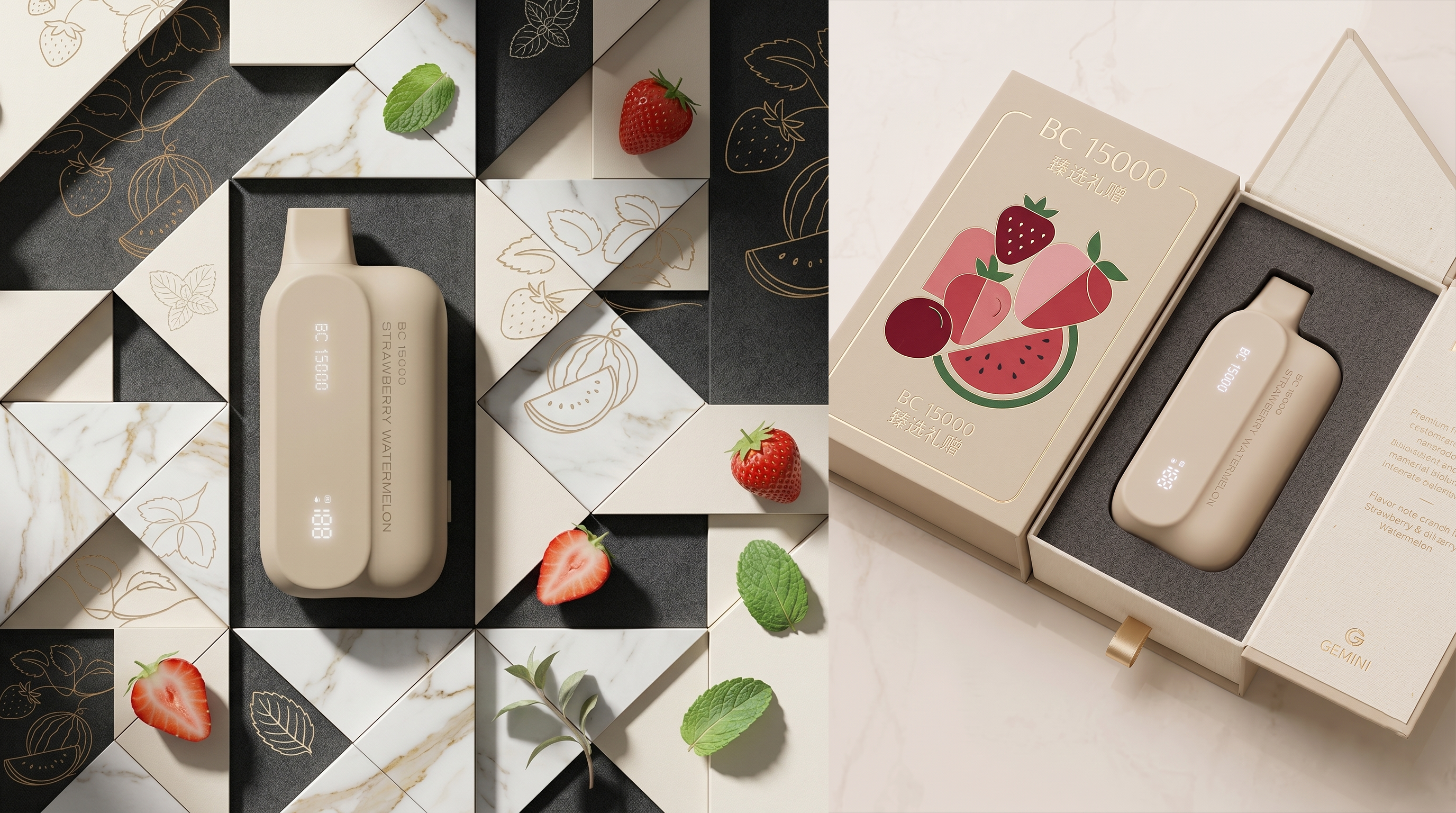 AIGC，# Minimalist Electronic Cigarette Design，# Modern Aesthetics，
