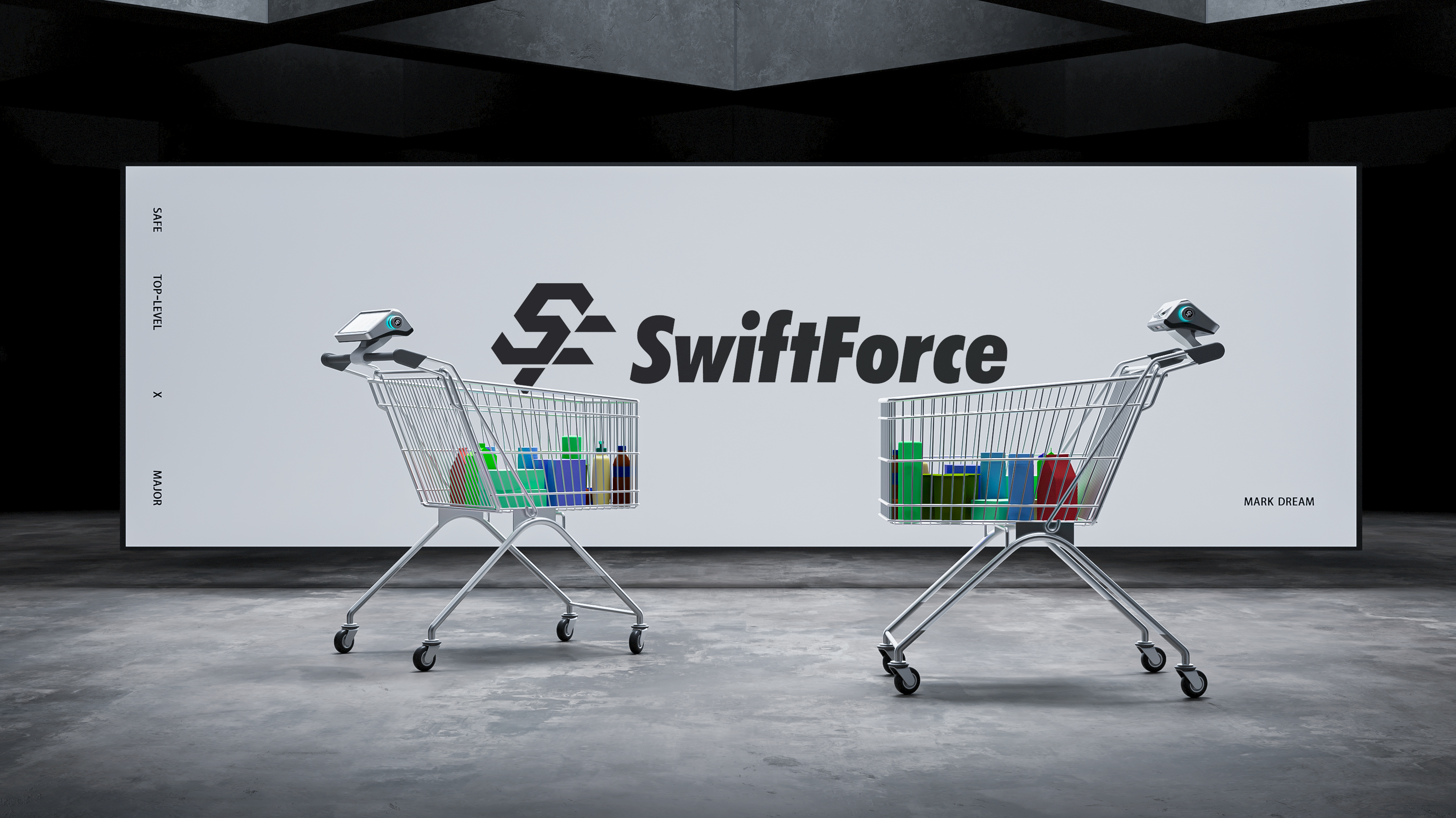 Smart shopping cart，