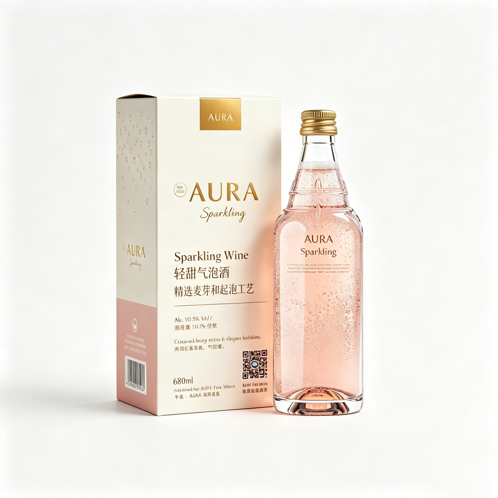 sparkling wine，packing design，Modeling and rendering，Bottle design，industrial design，