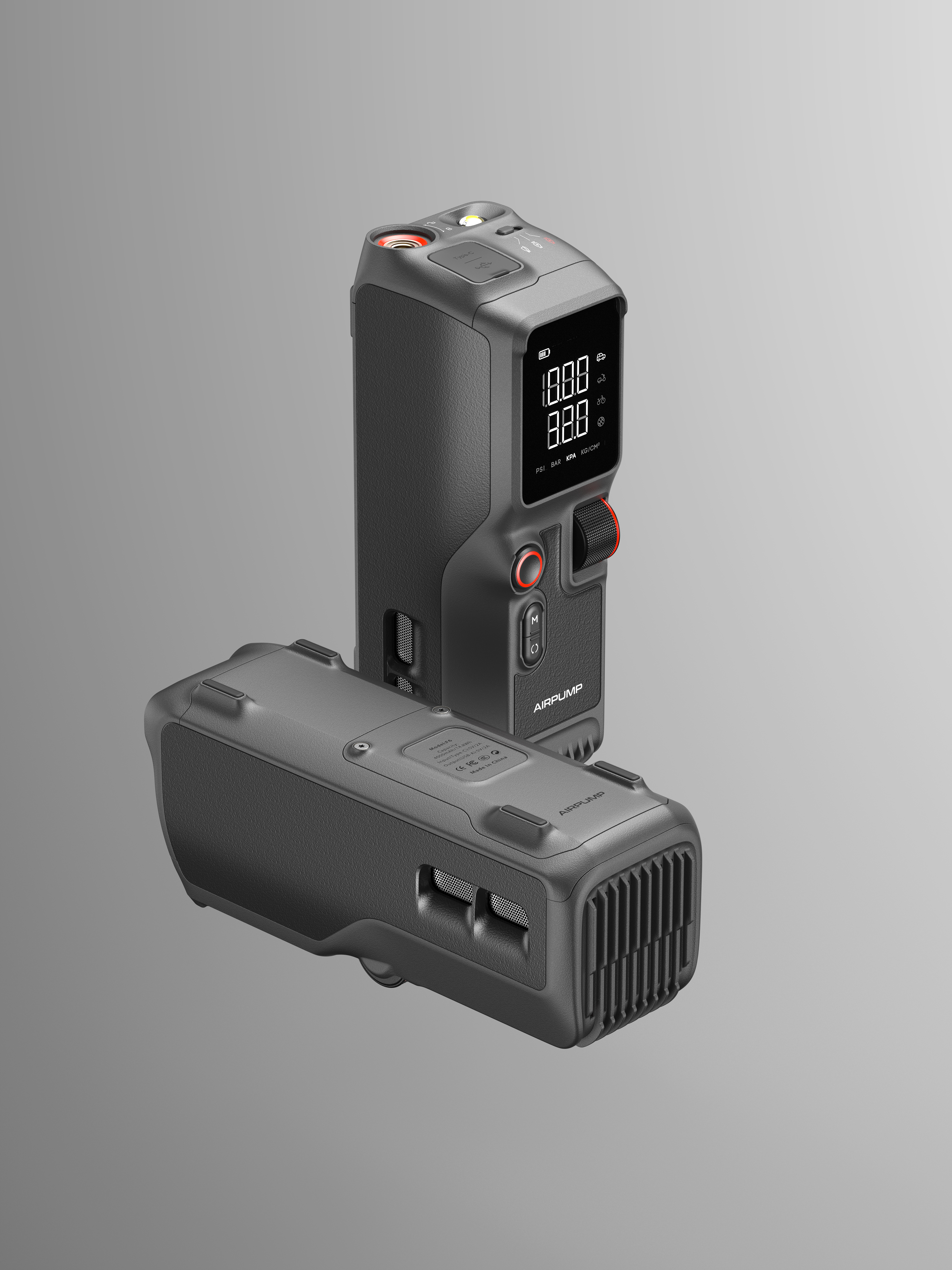 Air pump，Vehicle products，product design，industrial design，several-dimensional design，