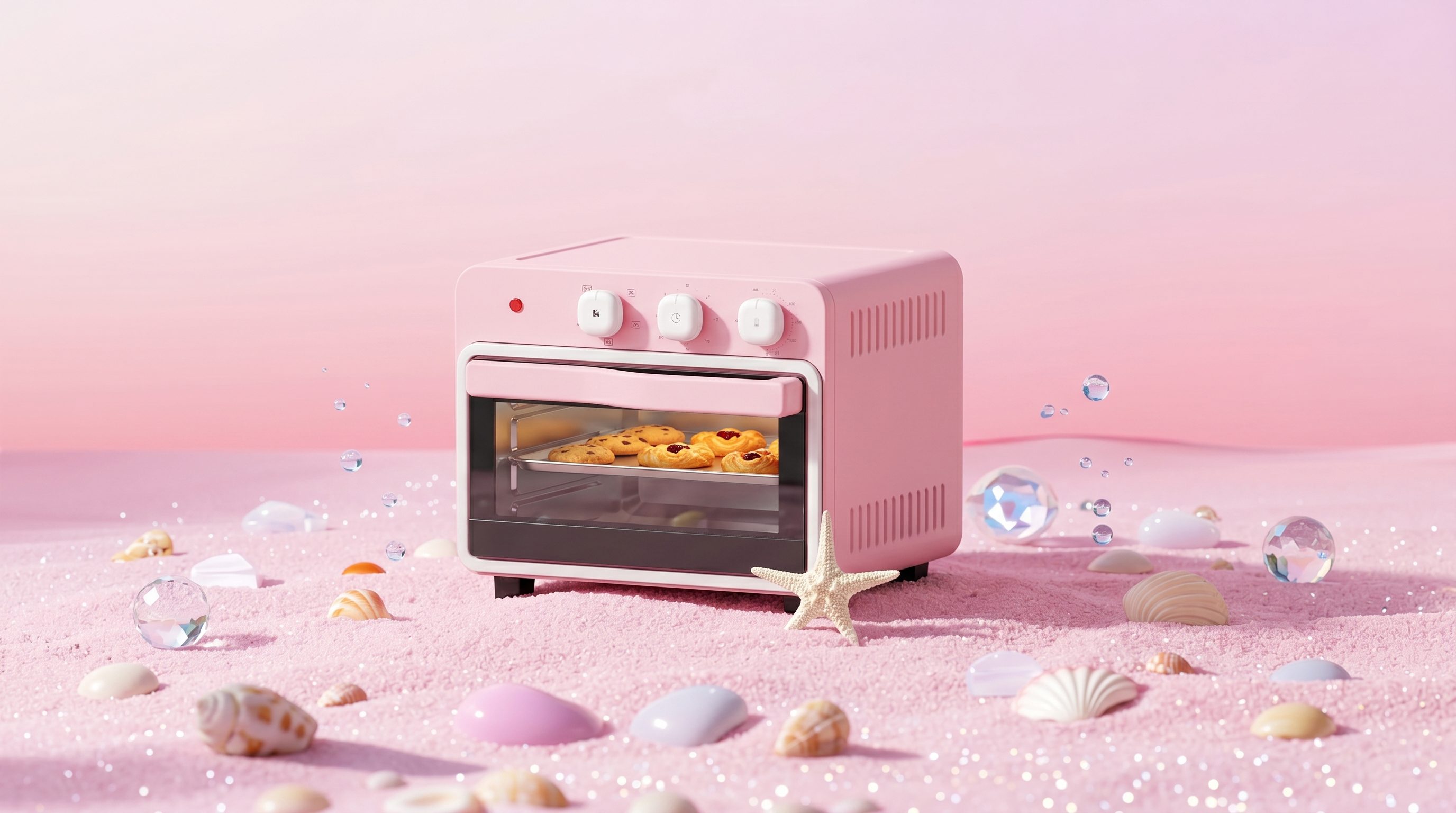 Air oven，Mini oven，small home appliances，Appearance design，product design，get design，