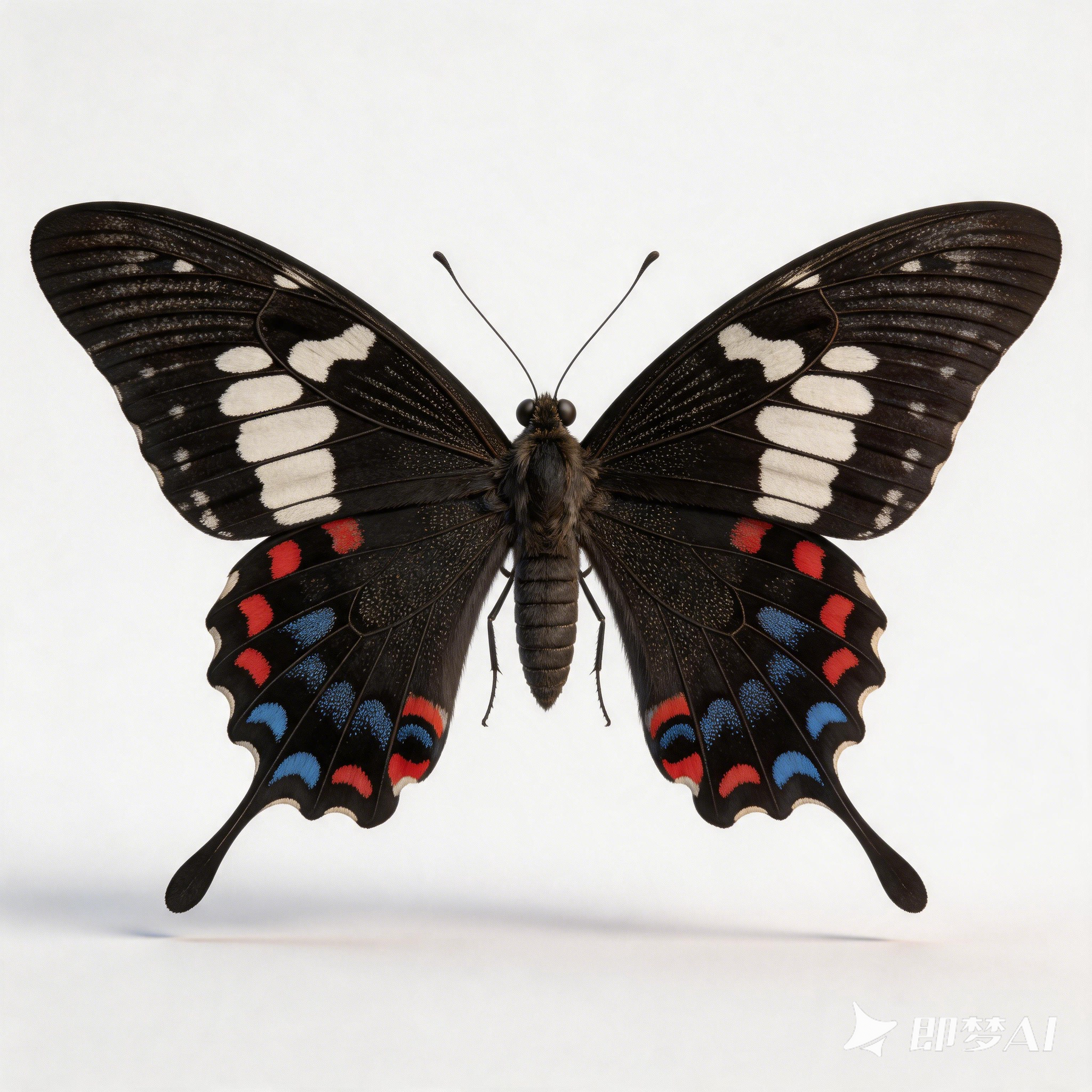 Many-tailed swallowtail，