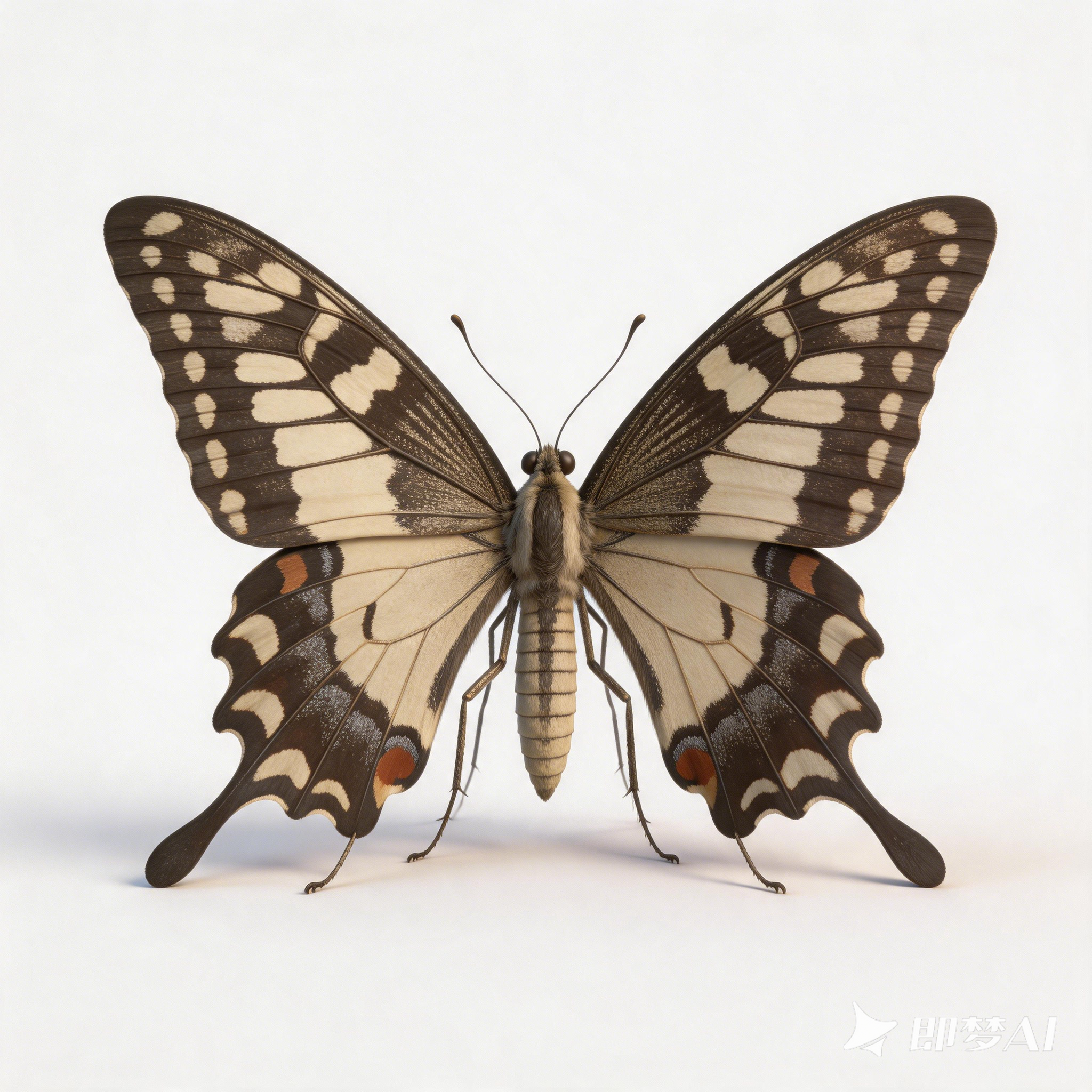 Many-tailed swallowtail，