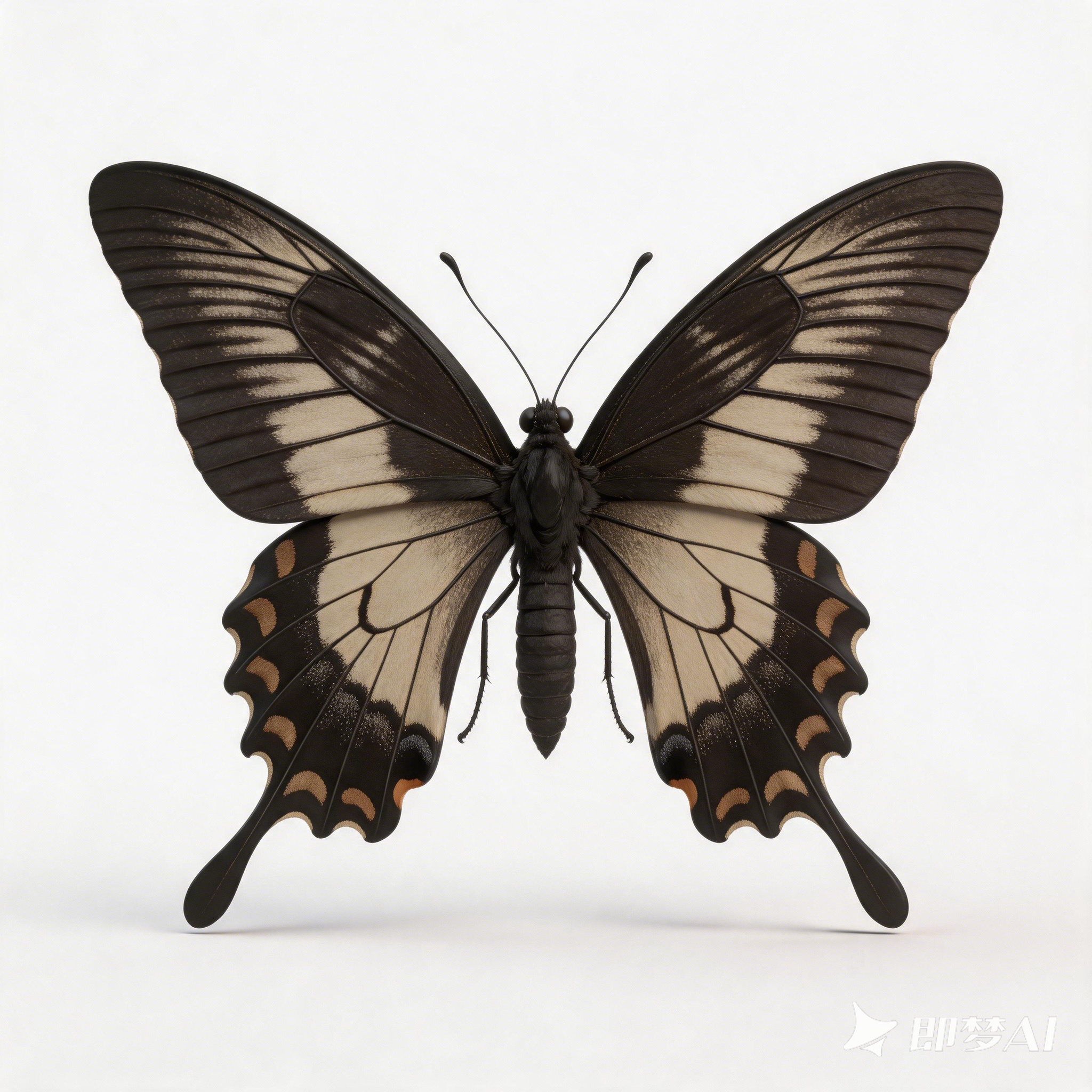 Many-tailed swallowtail，