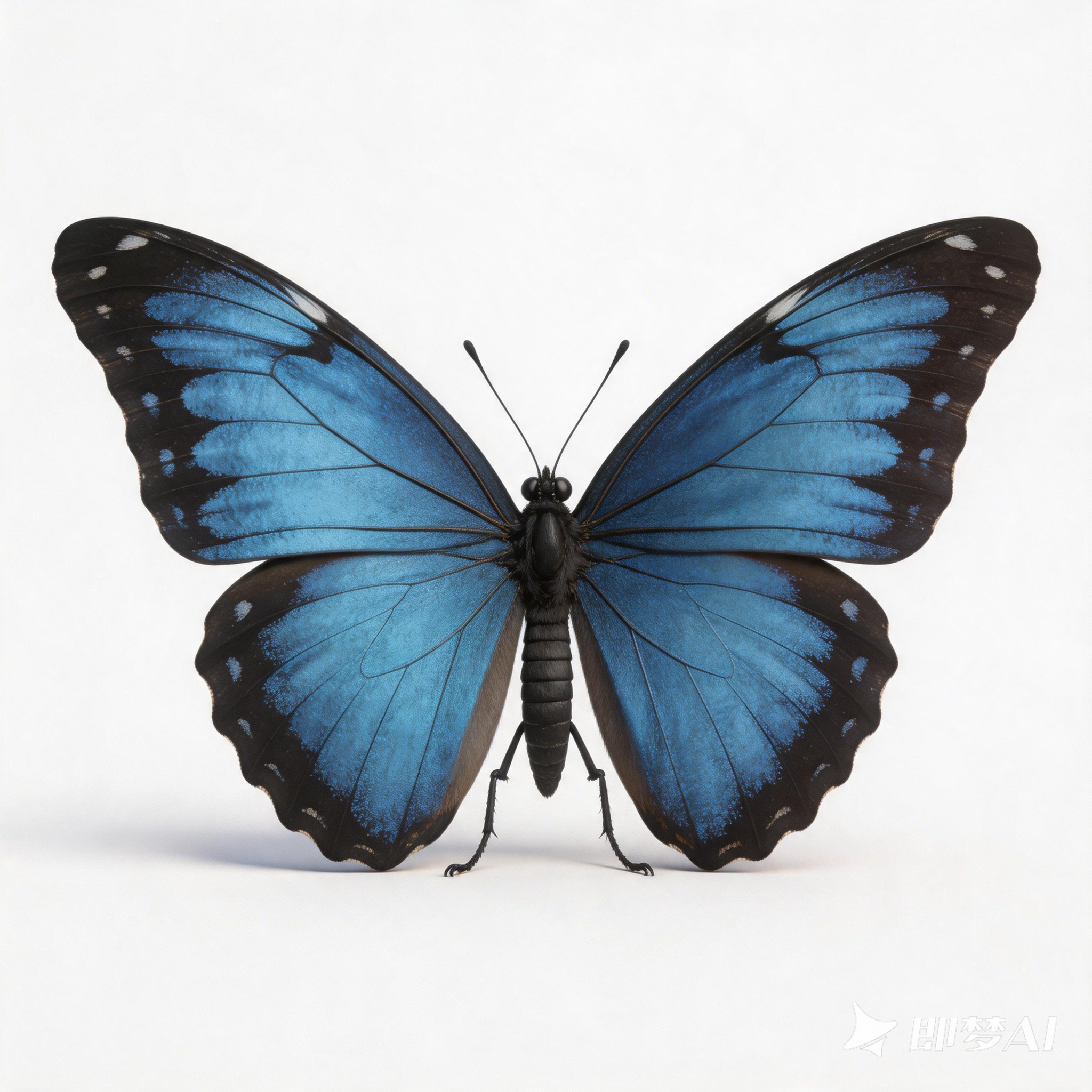 Blue Birdwing Butterfly，