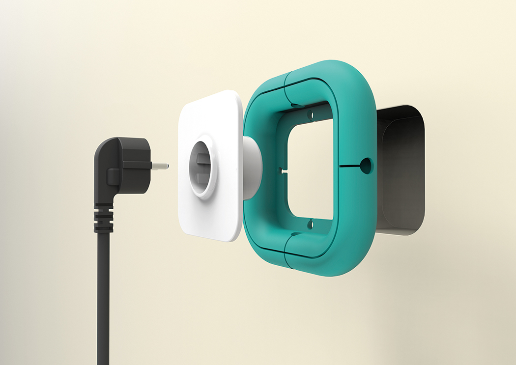 Socket，neat，wire，storage box，Fan Liyuan，