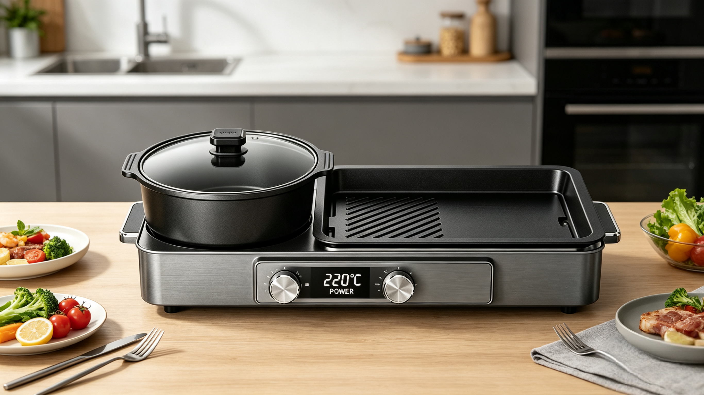 multi-function，Kitchen electricity，Barbecue plate，cooker，outdoors，product design，
