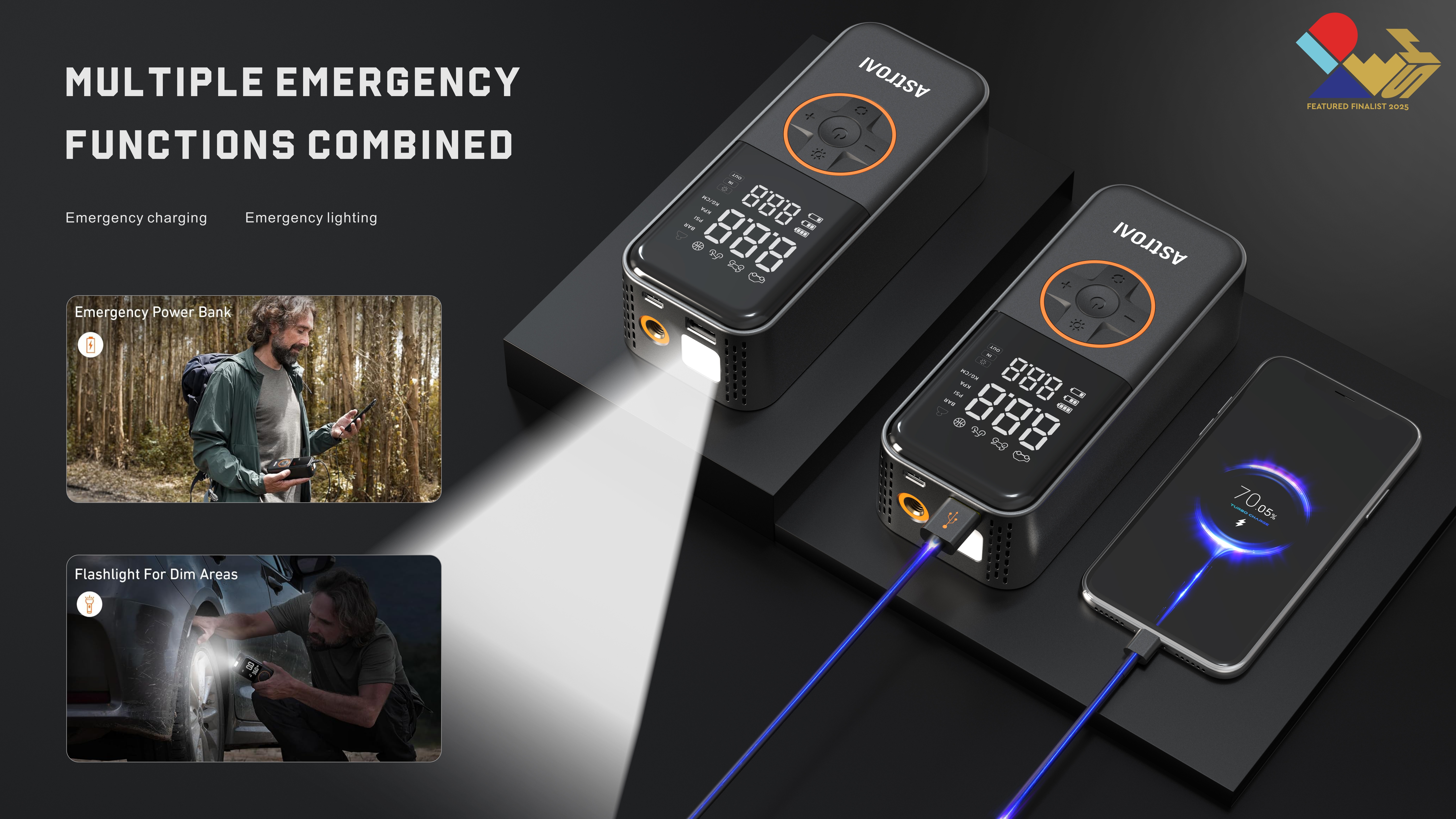 Air pump，portable，light，Tools and equipment，Emergency tools，