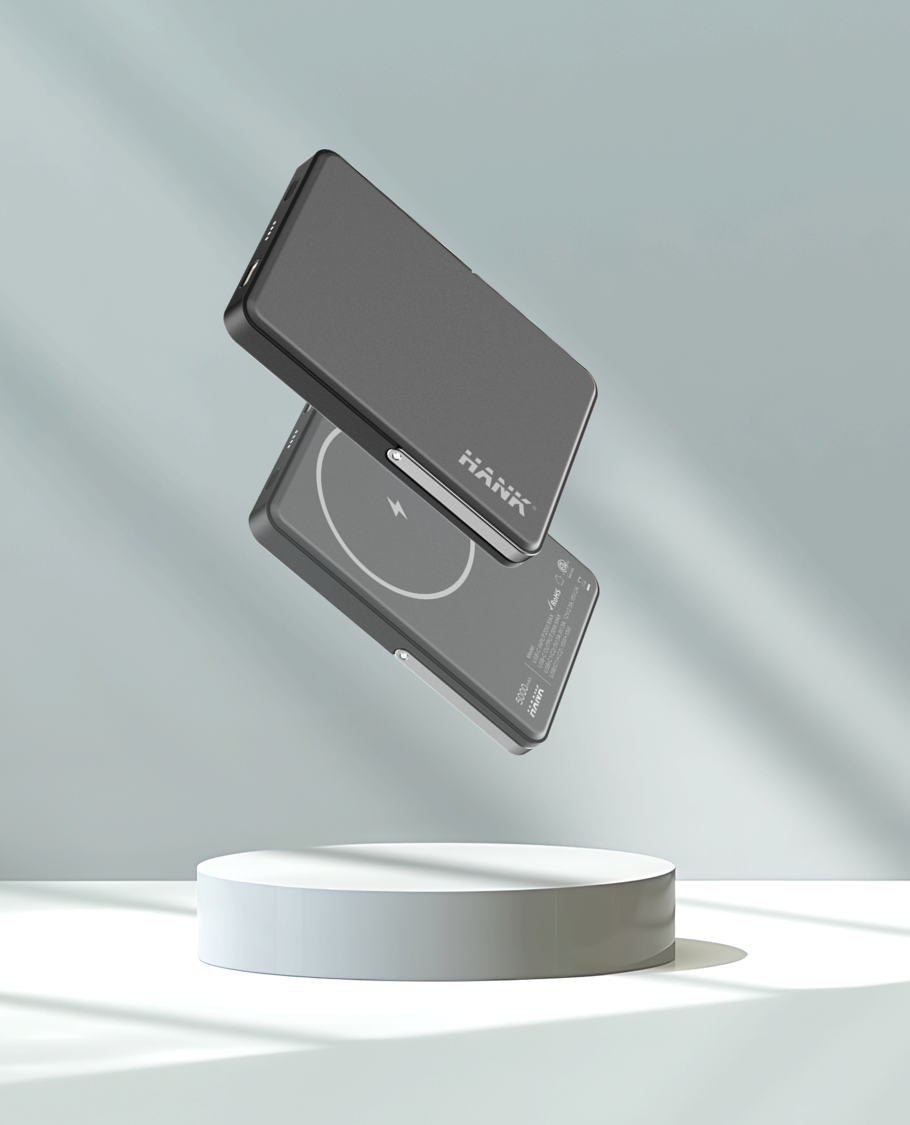 portable battery，Wireless charging，Bracket，Minimalist，concept，