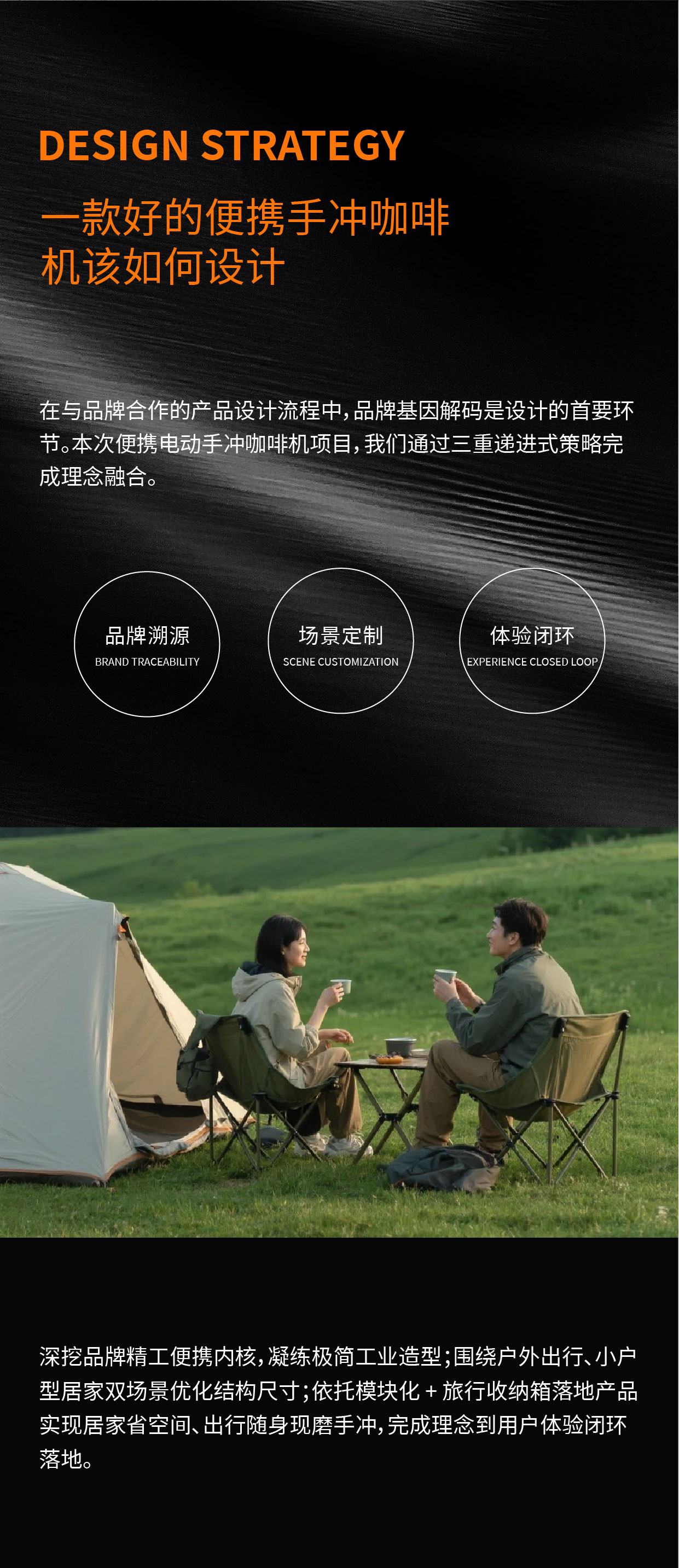 industrial design，product design，Home appliance design，Outdoor coffee machine，Portable coffee machine set，