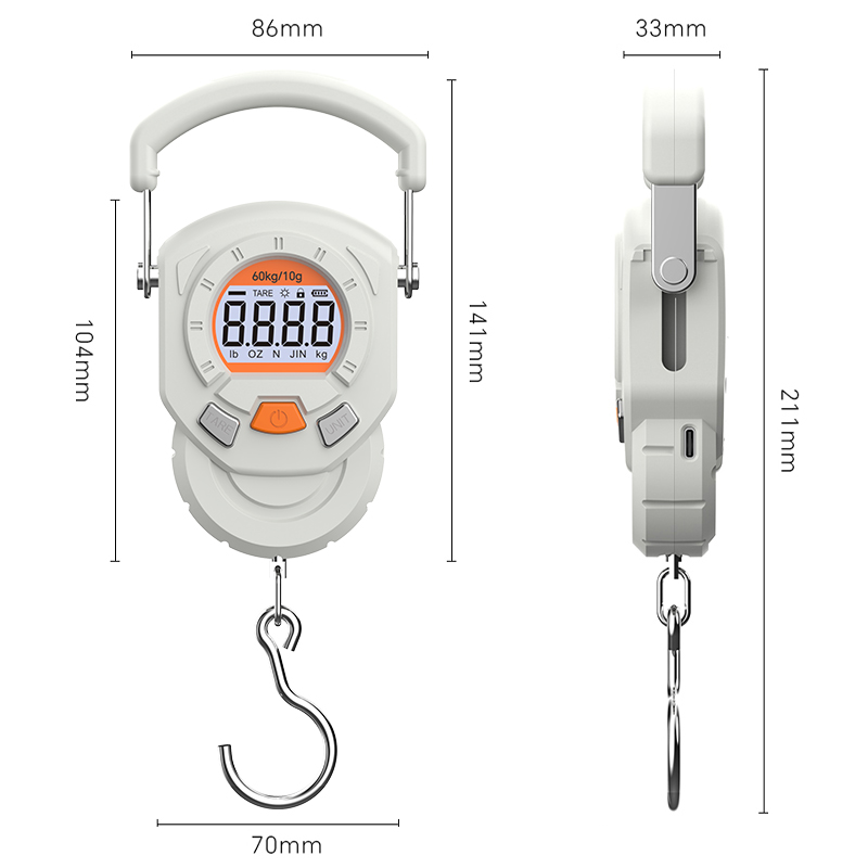 Electronic scale，Handheld scale，Telescopic handle，Fishing scale，
