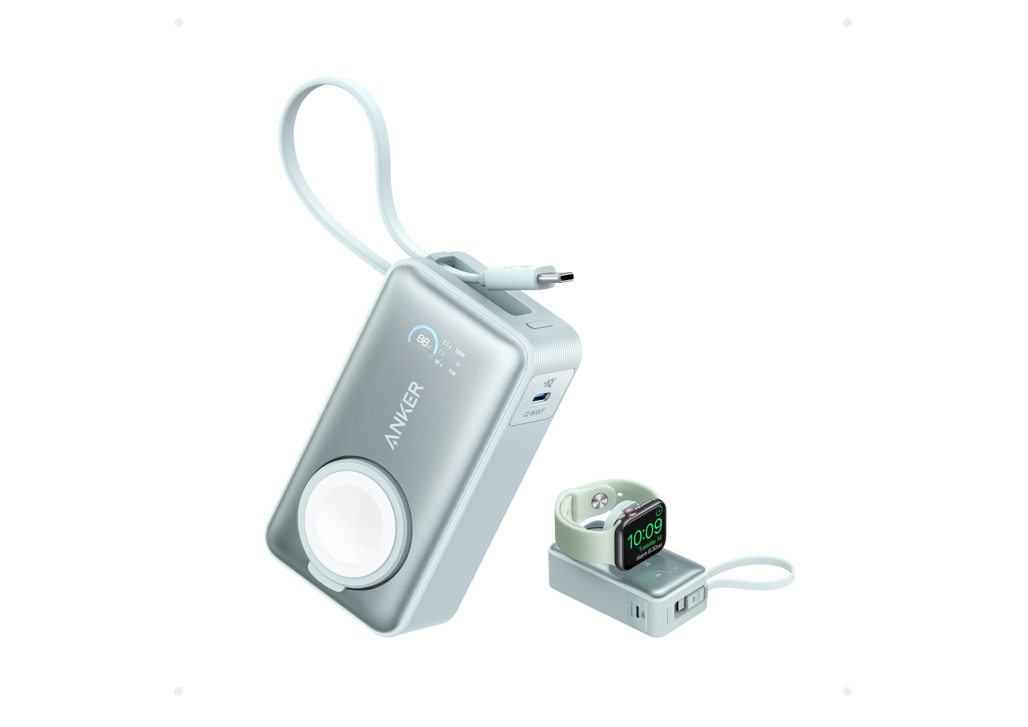Power bank design，Anke innovation，industrial design，Watch wireless charging，3C digital，Popular products，Academy of Fine Art Team，
