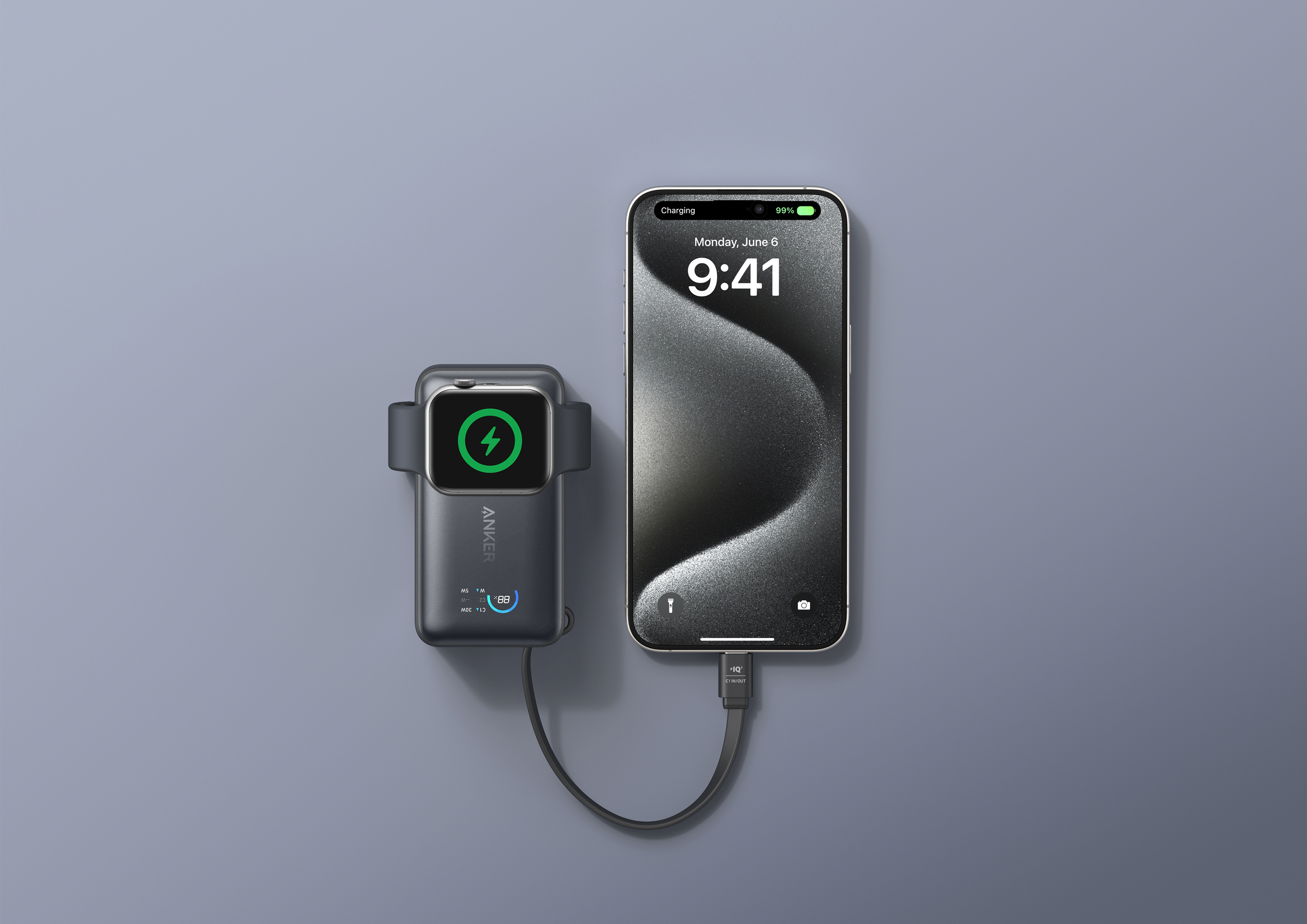 Power bank design，Anke innovation，industrial design，Watch wireless charging，3C digital，Popular products，Academy of Fine Art Team，