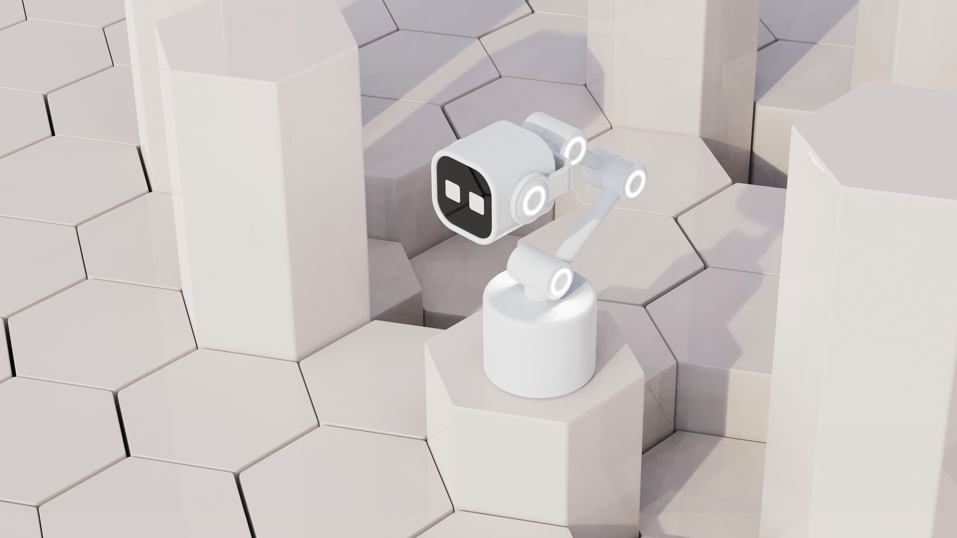 Desktop AI robot，
