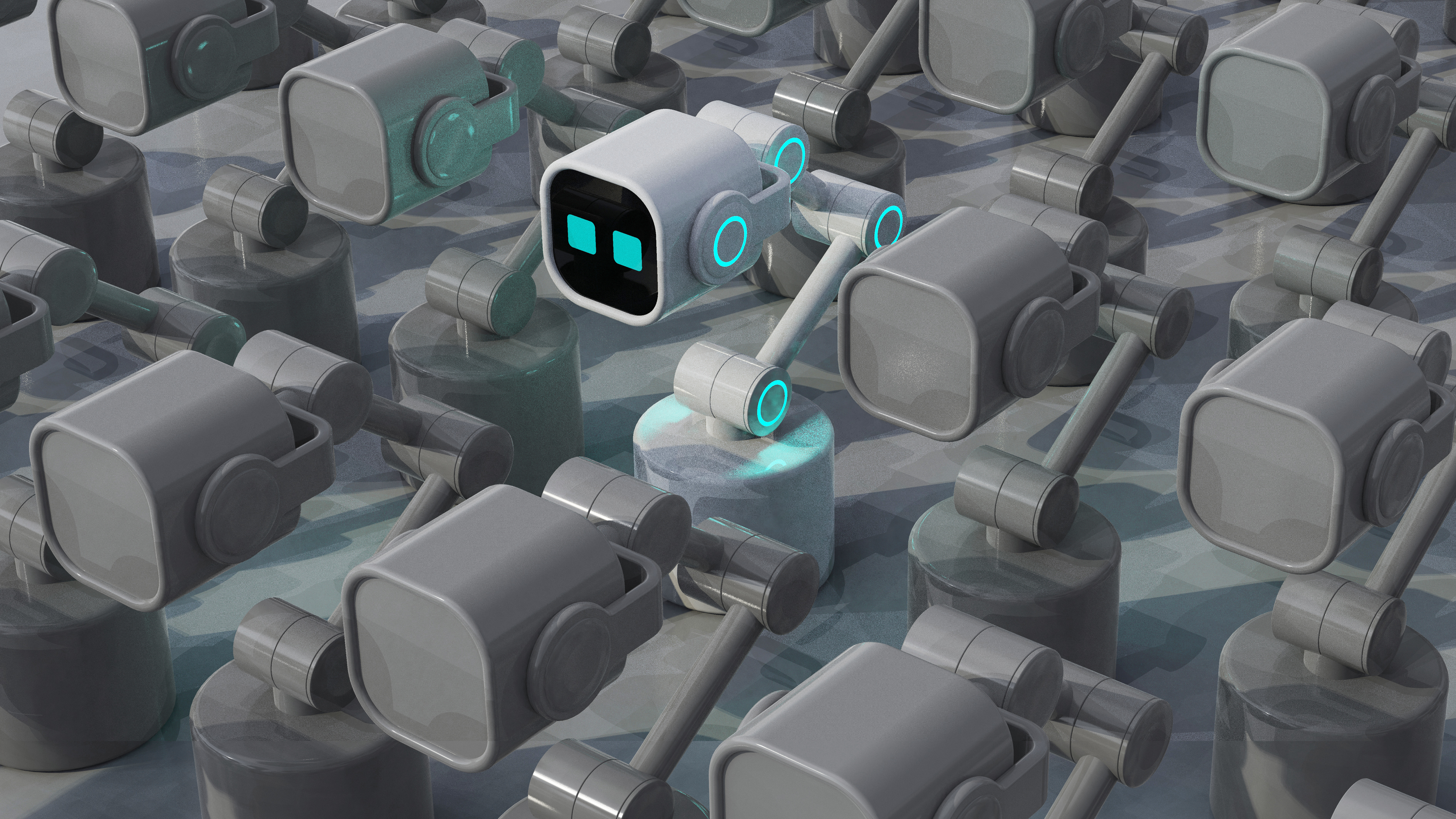 Desktop AI robot，