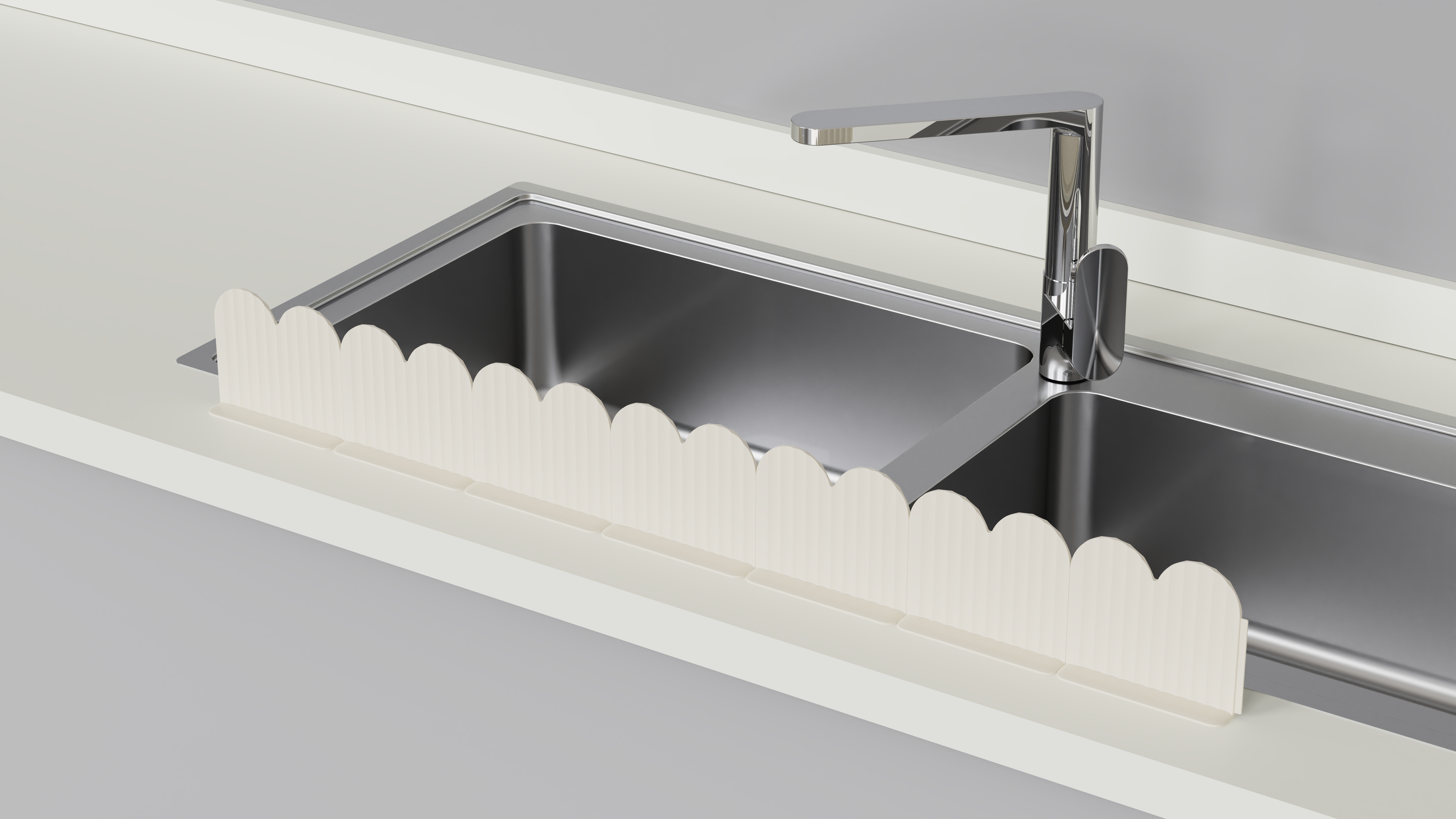 Chopping board rack，Drain basket，Water baffle，