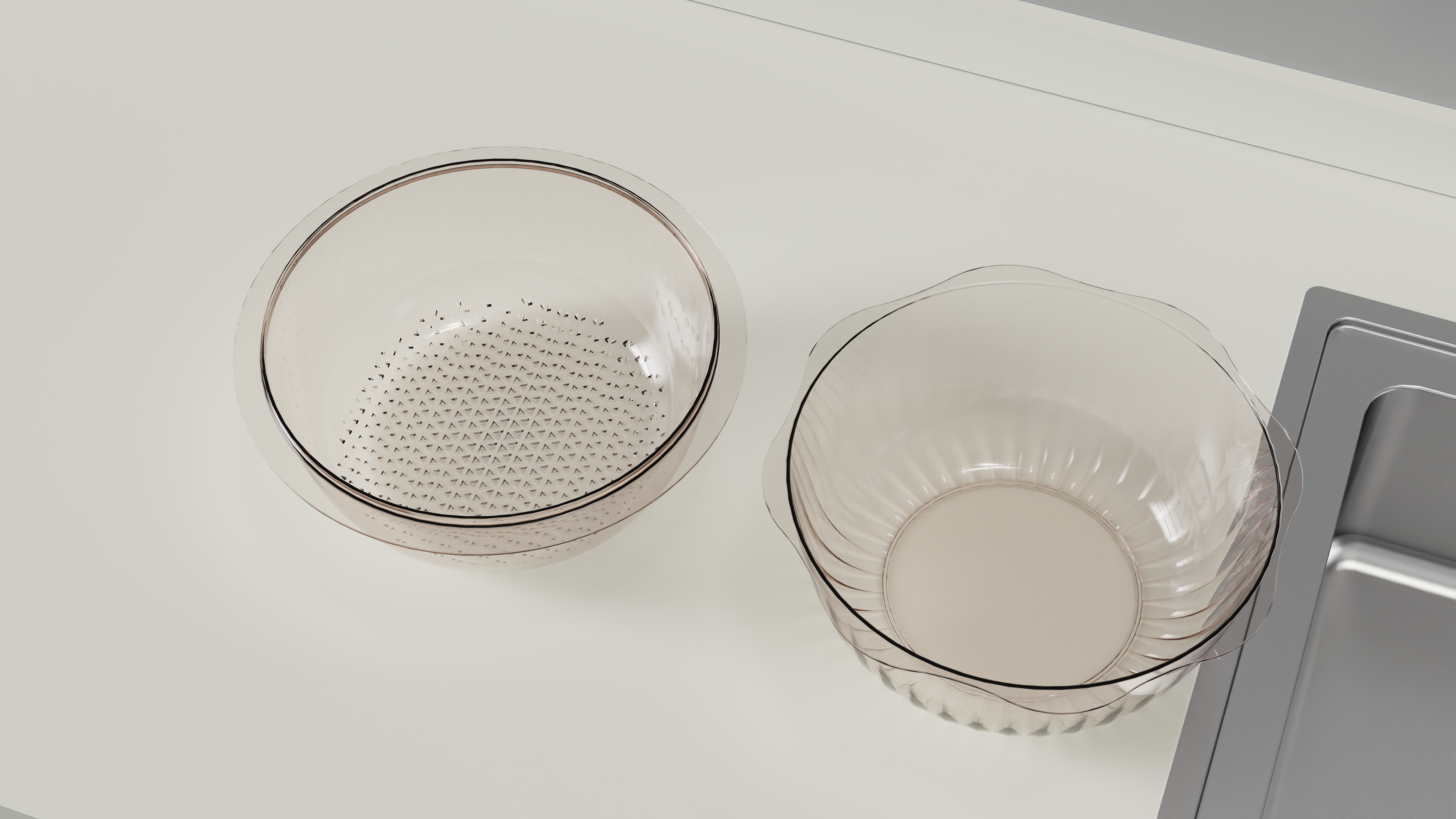 Chopping board rack，Drain basket，Water baffle，