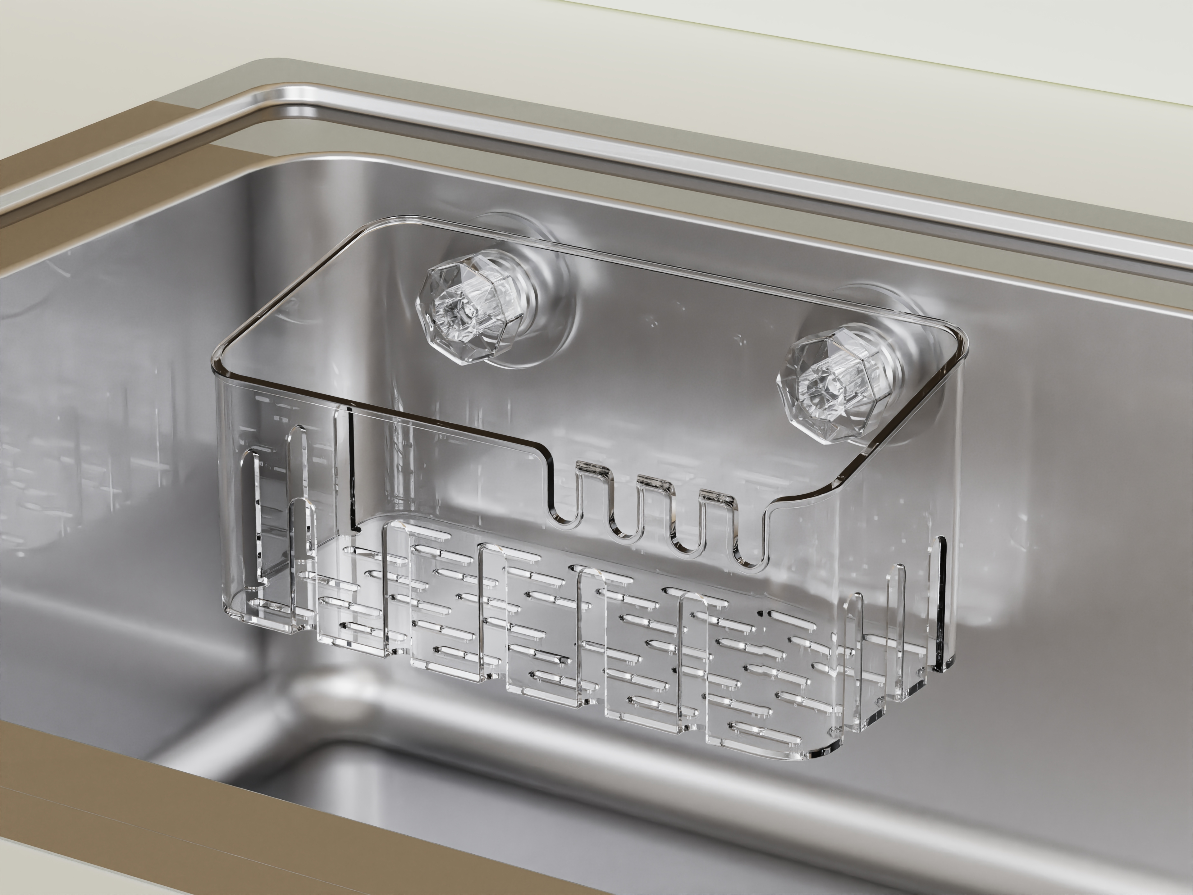 Chopping board rack，Drain basket，Water baffle，