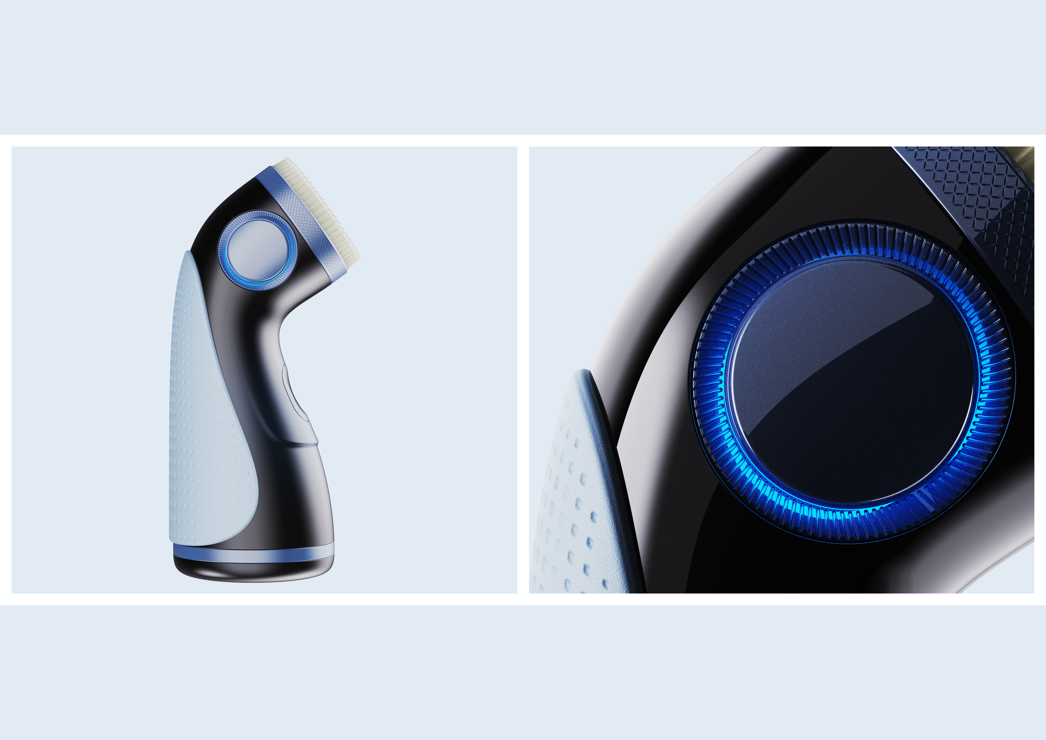 Men’s facial cleansing device，
