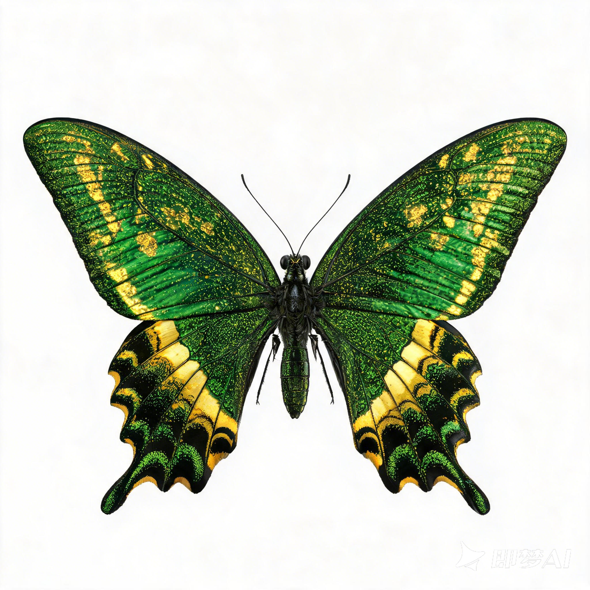 Golden Birdwing Butterfly，