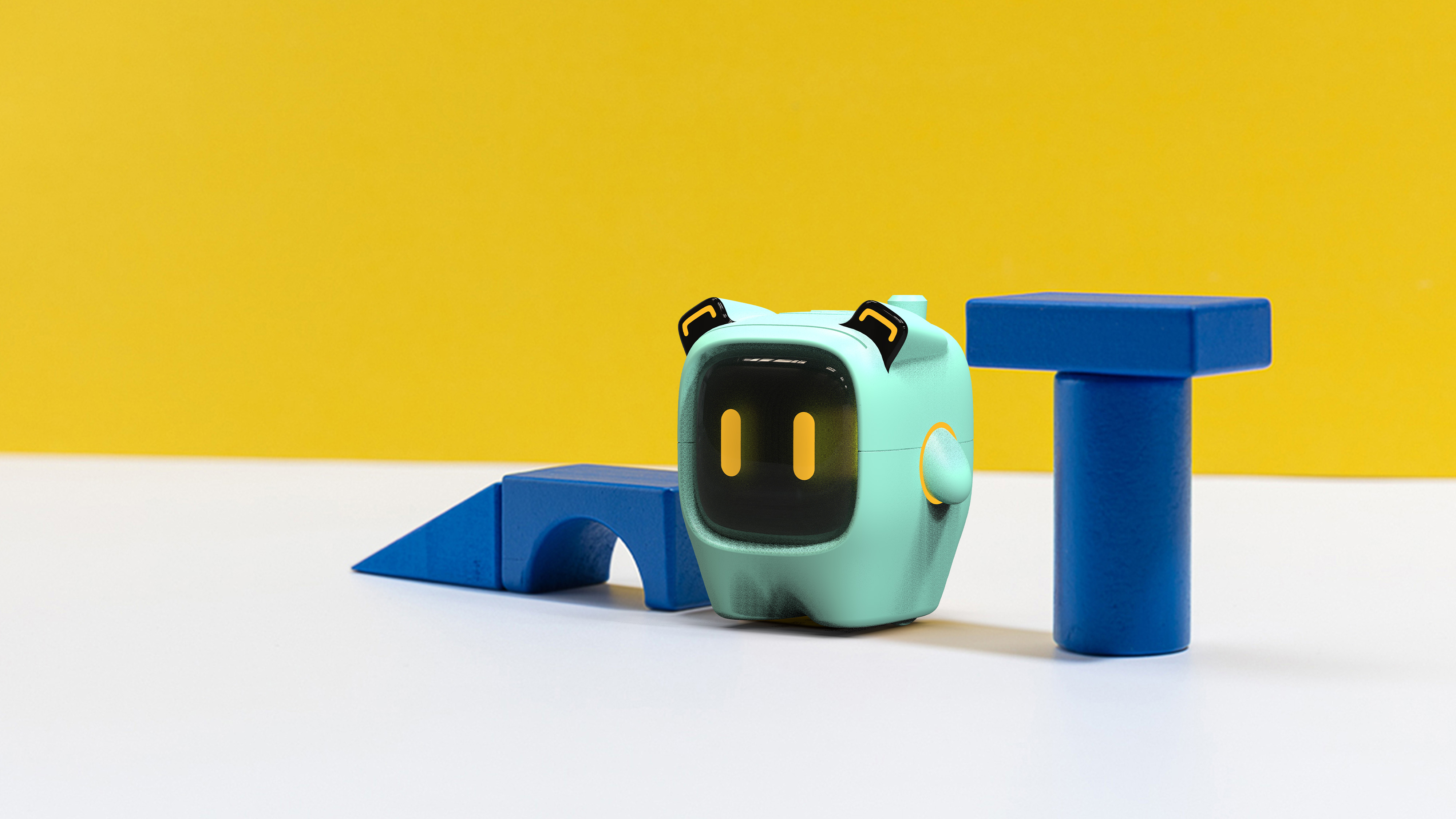 Children's story machine · learning machine design · early education robot，