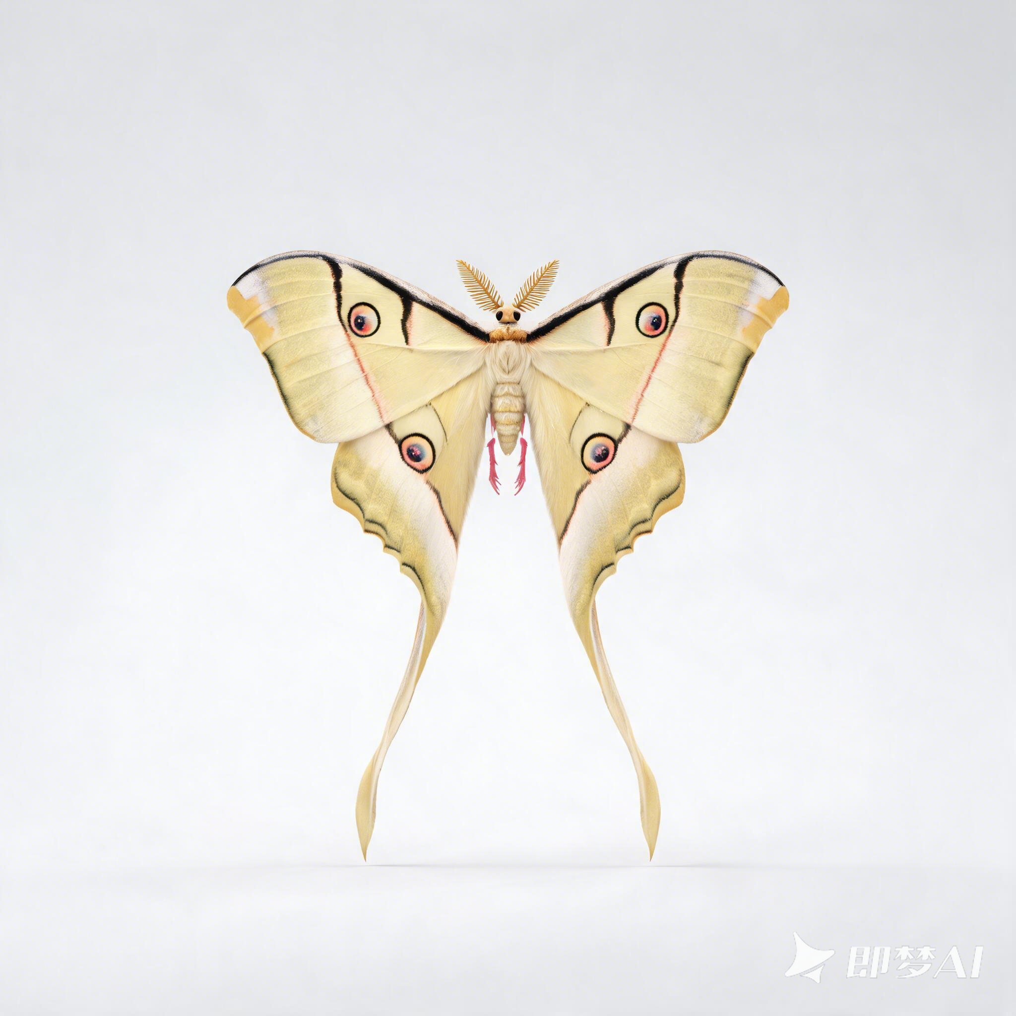 Ji’s long-tailed green moth，