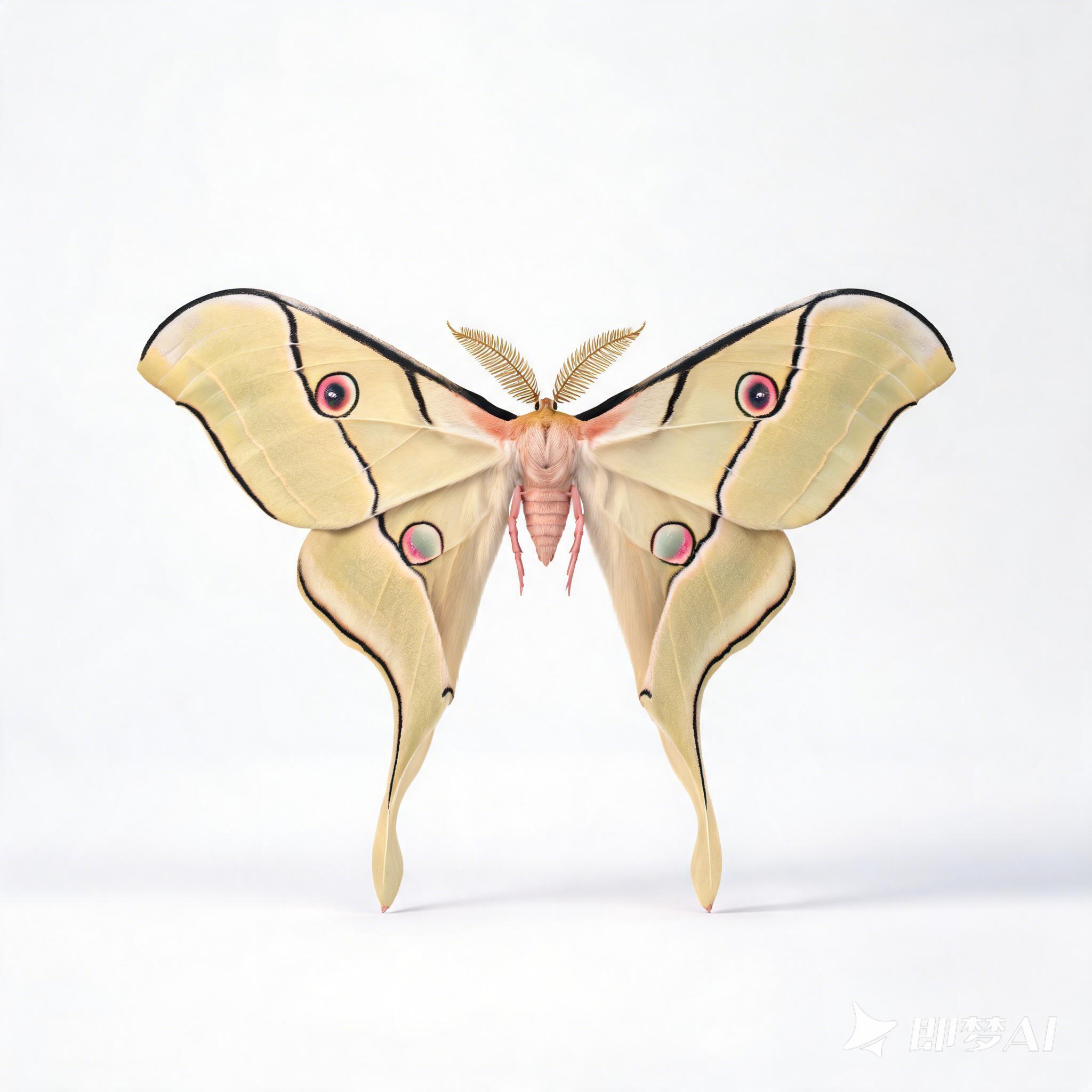 Ji’s long-tailed green moth，