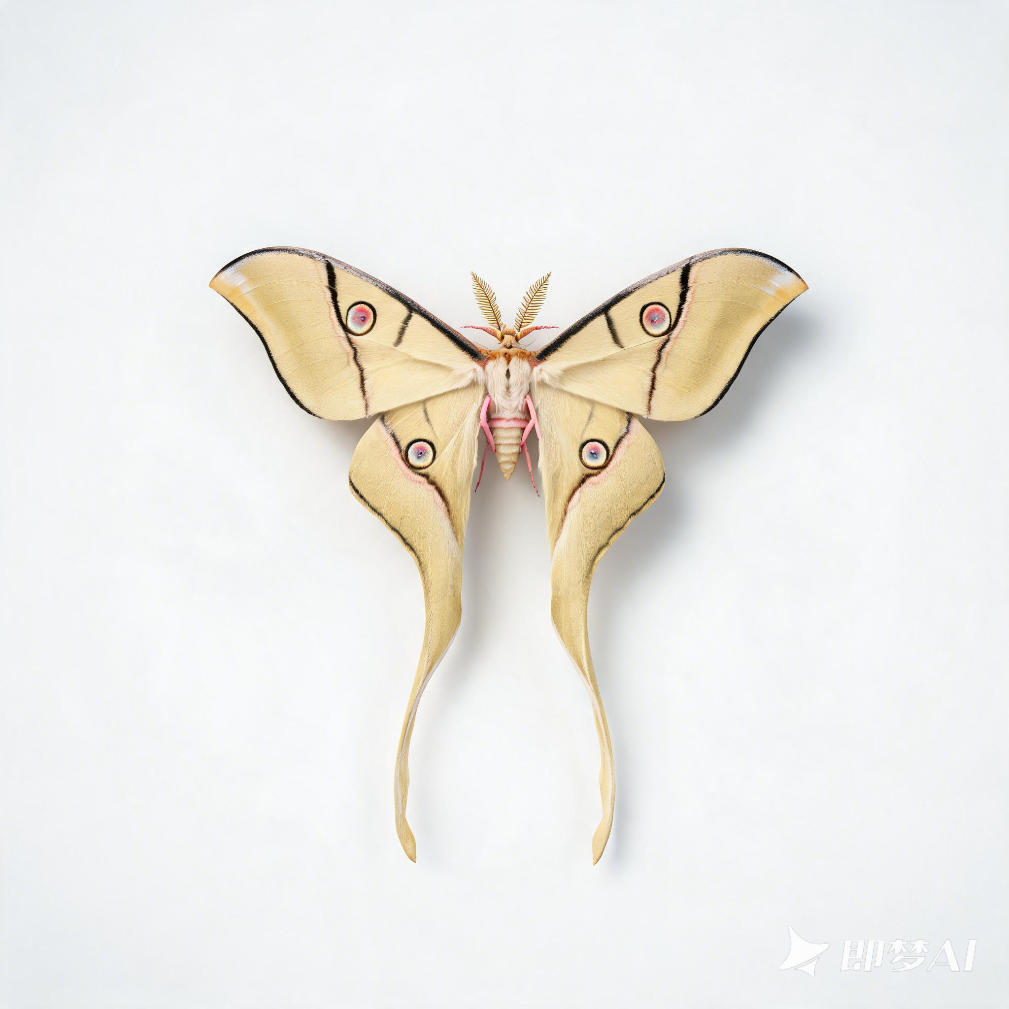 Ji’s long-tailed green moth，