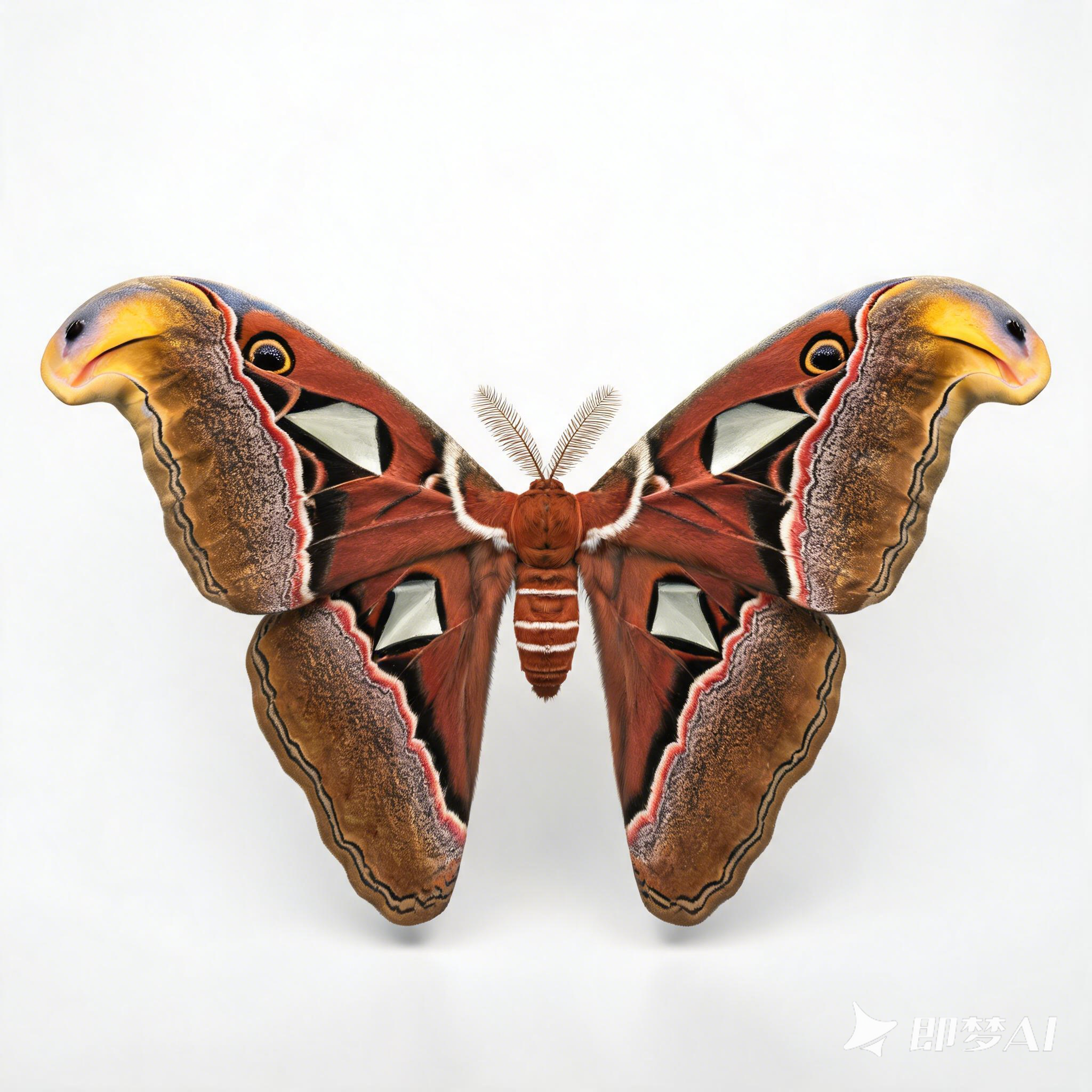 Large Chinese Oak Silk Moth，