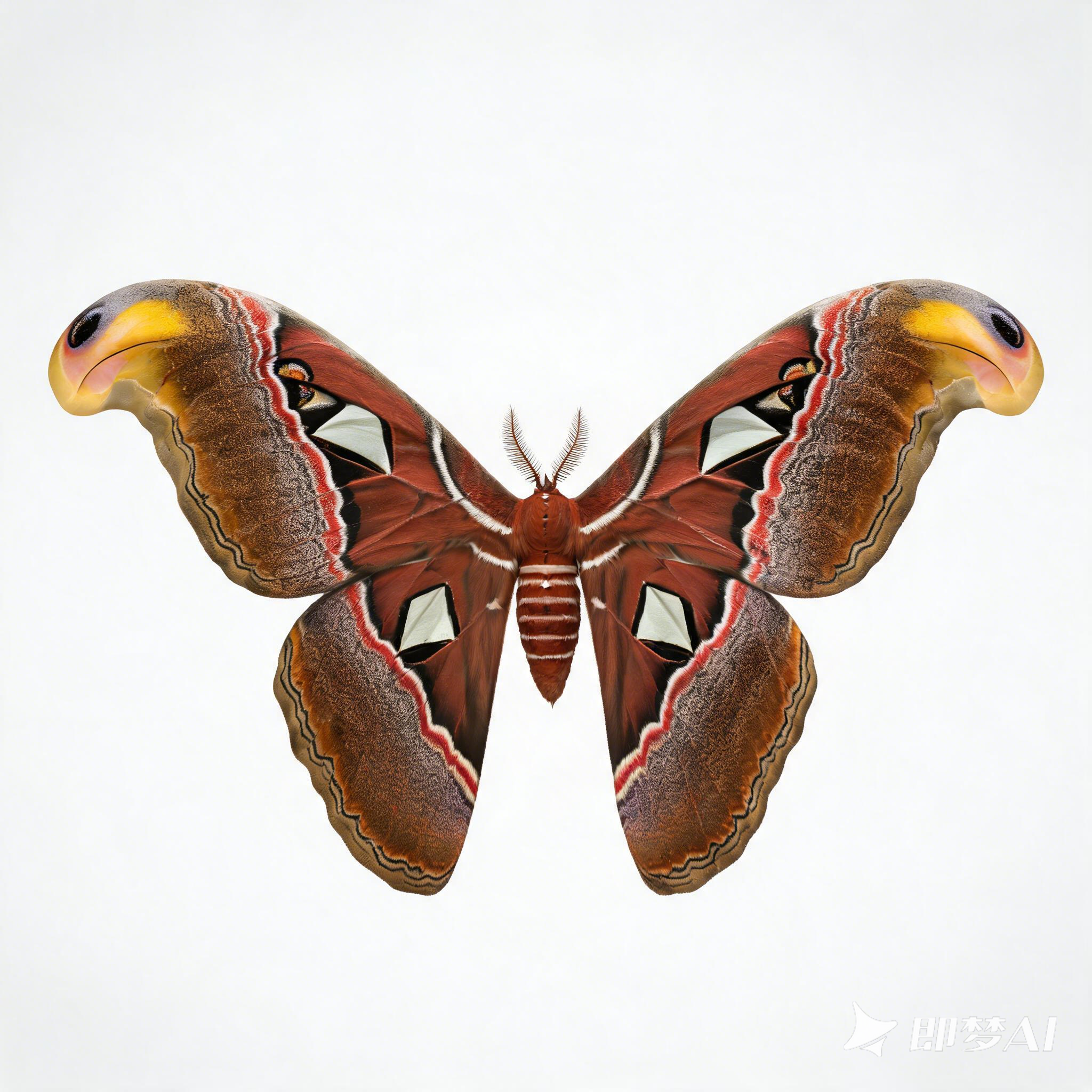 Large Chinese Oak Silk Moth，