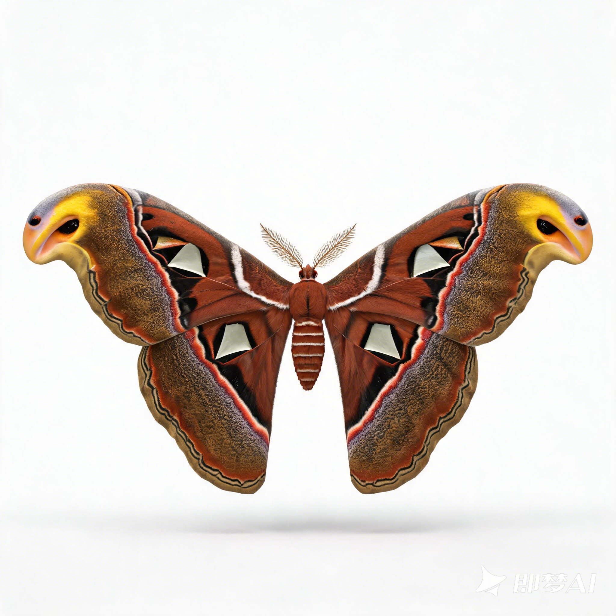 Large Chinese Oak Silk Moth，