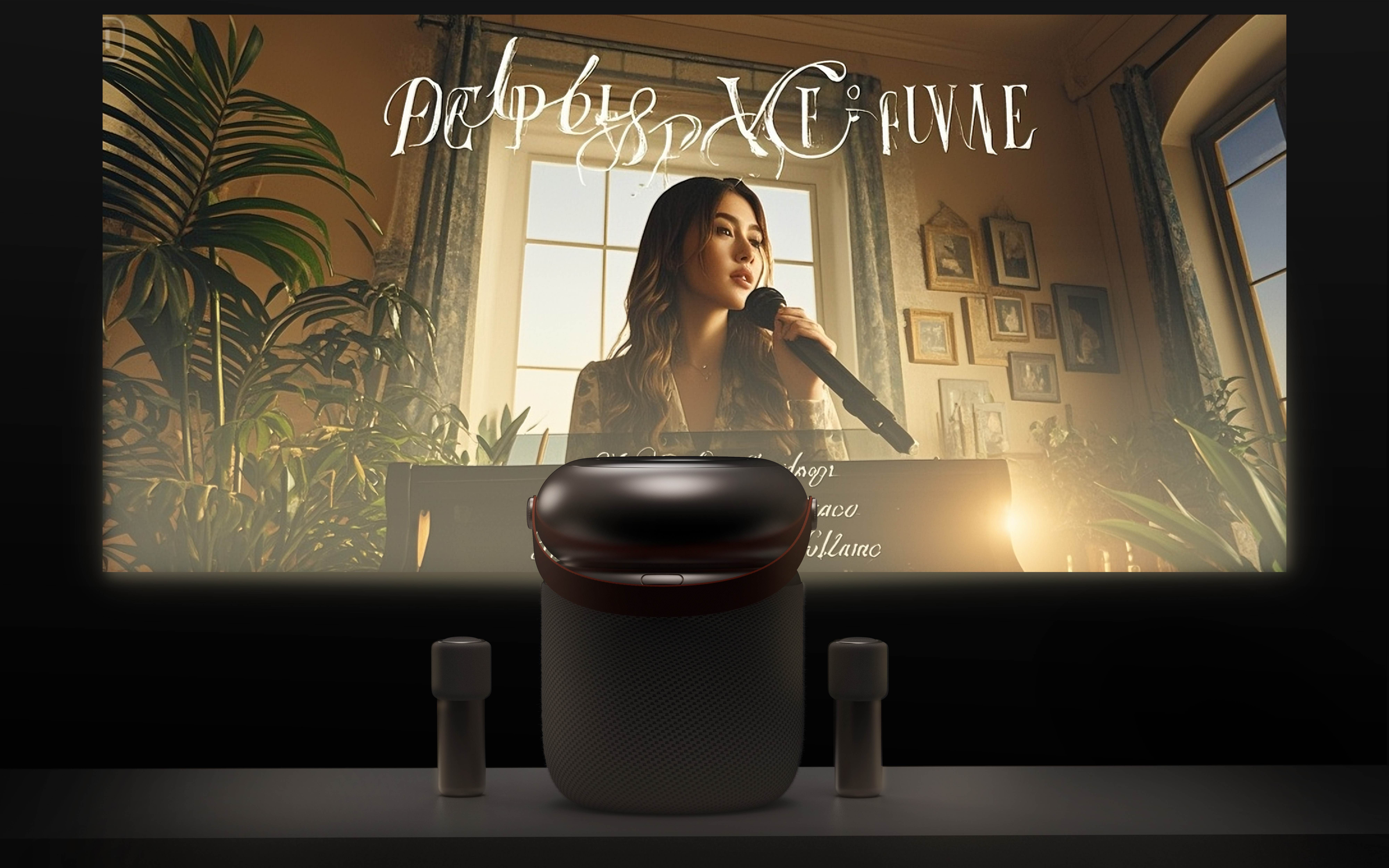 Intelligent projector，Song bar projector，Projector，Sing K，
