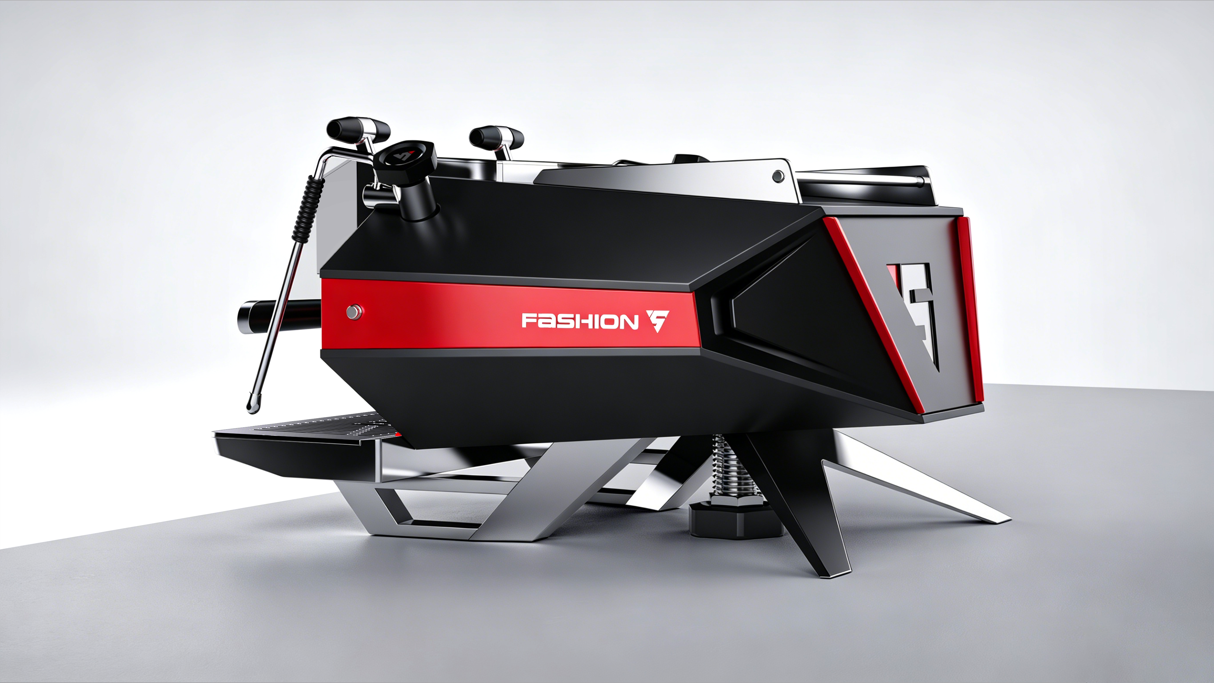 product design，industrial design，Home appliance design，Double head commercial coffee machine，Italian coffee machine，