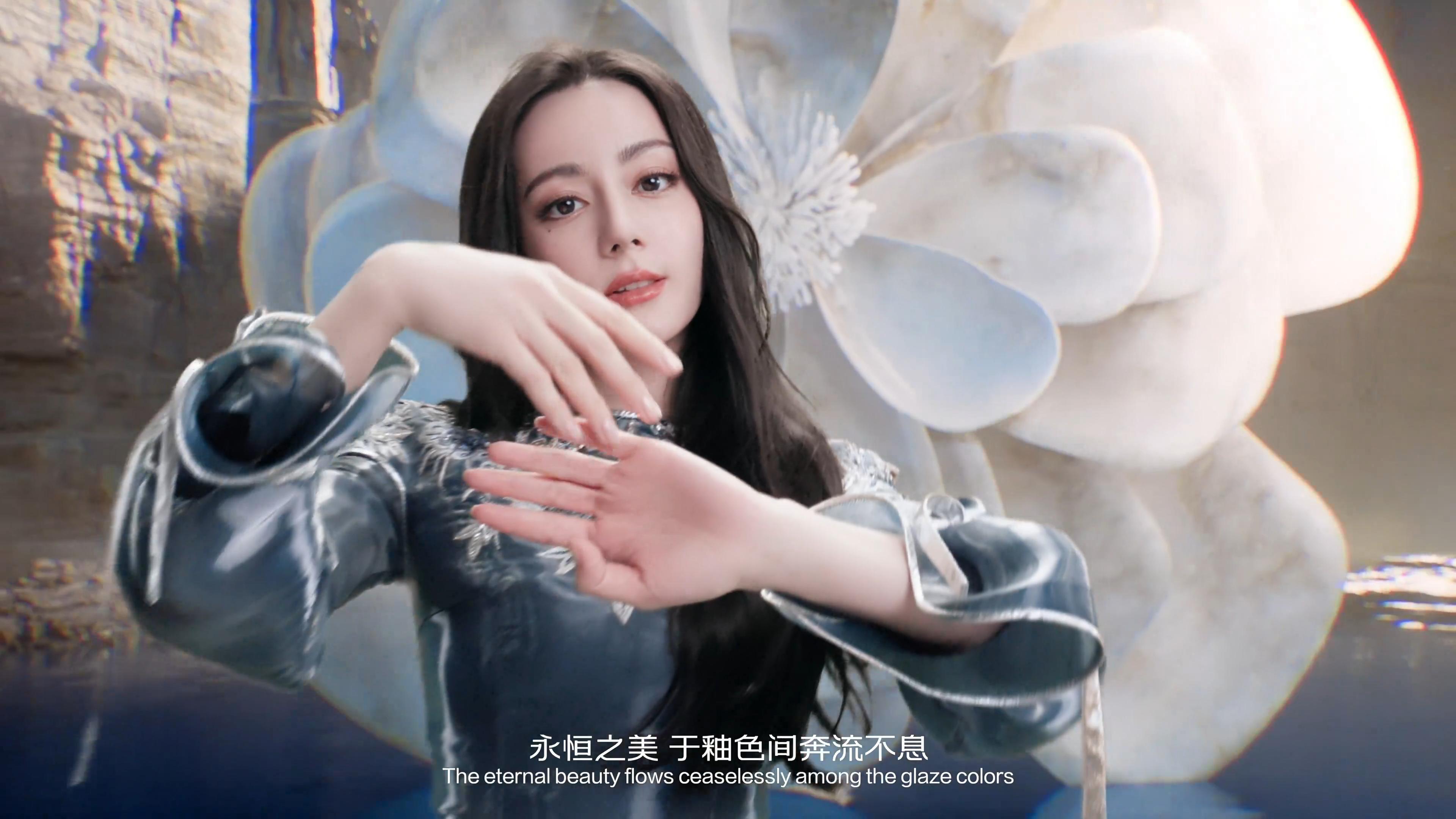 Dilraba，crown bead ceramic，cg，animation，Morning vision，Product animation，
