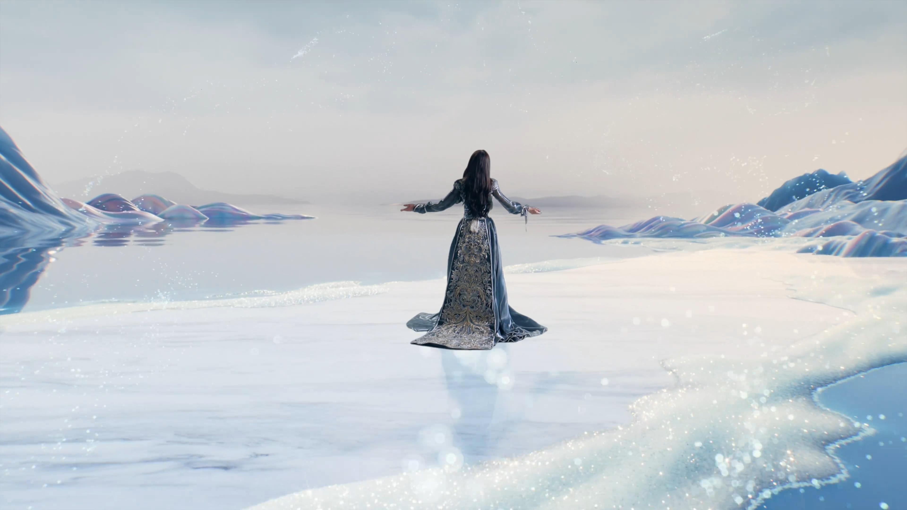 Dilraba，crown bead ceramic，cg，animation，Morning vision，Product animation，