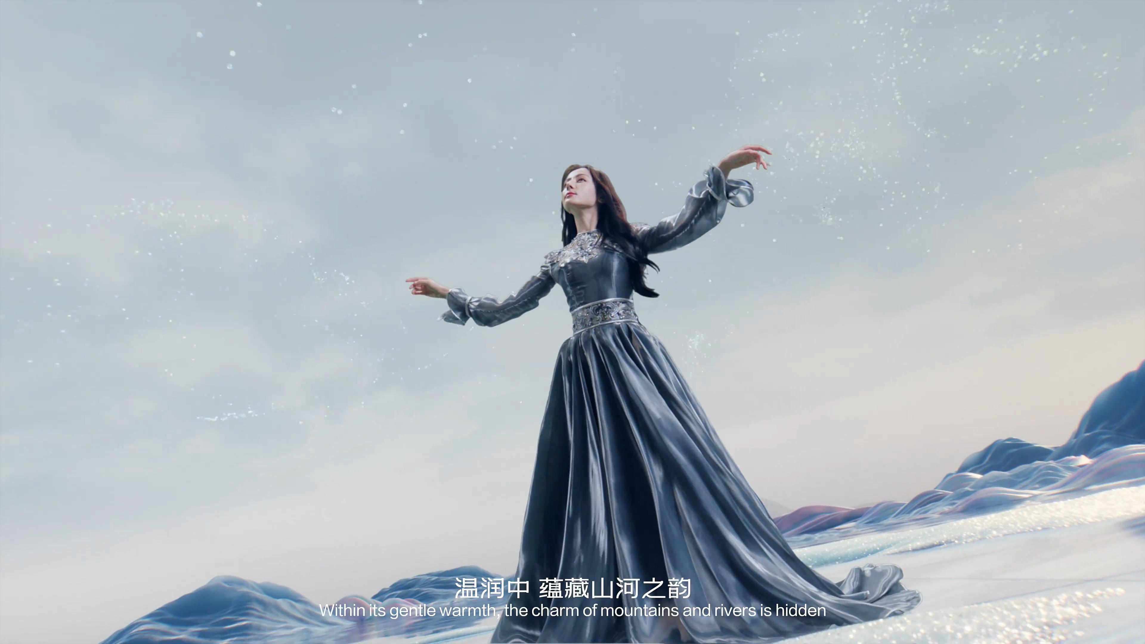 Dilraba，crown bead ceramic，cg，animation，Morning vision，Product animation，
