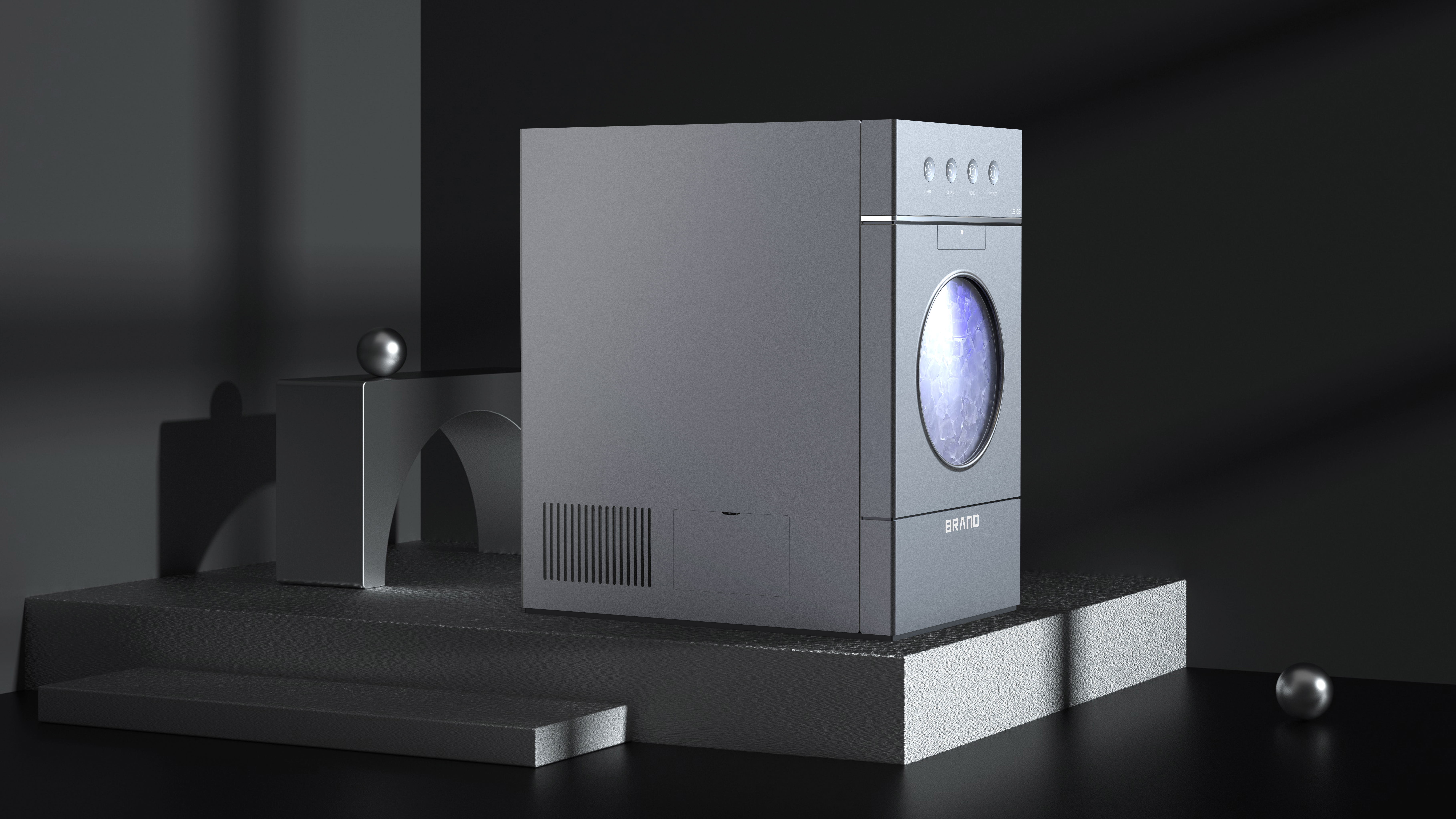 household electrical appliances，Ice maker，household，Small ice machine，convenient，