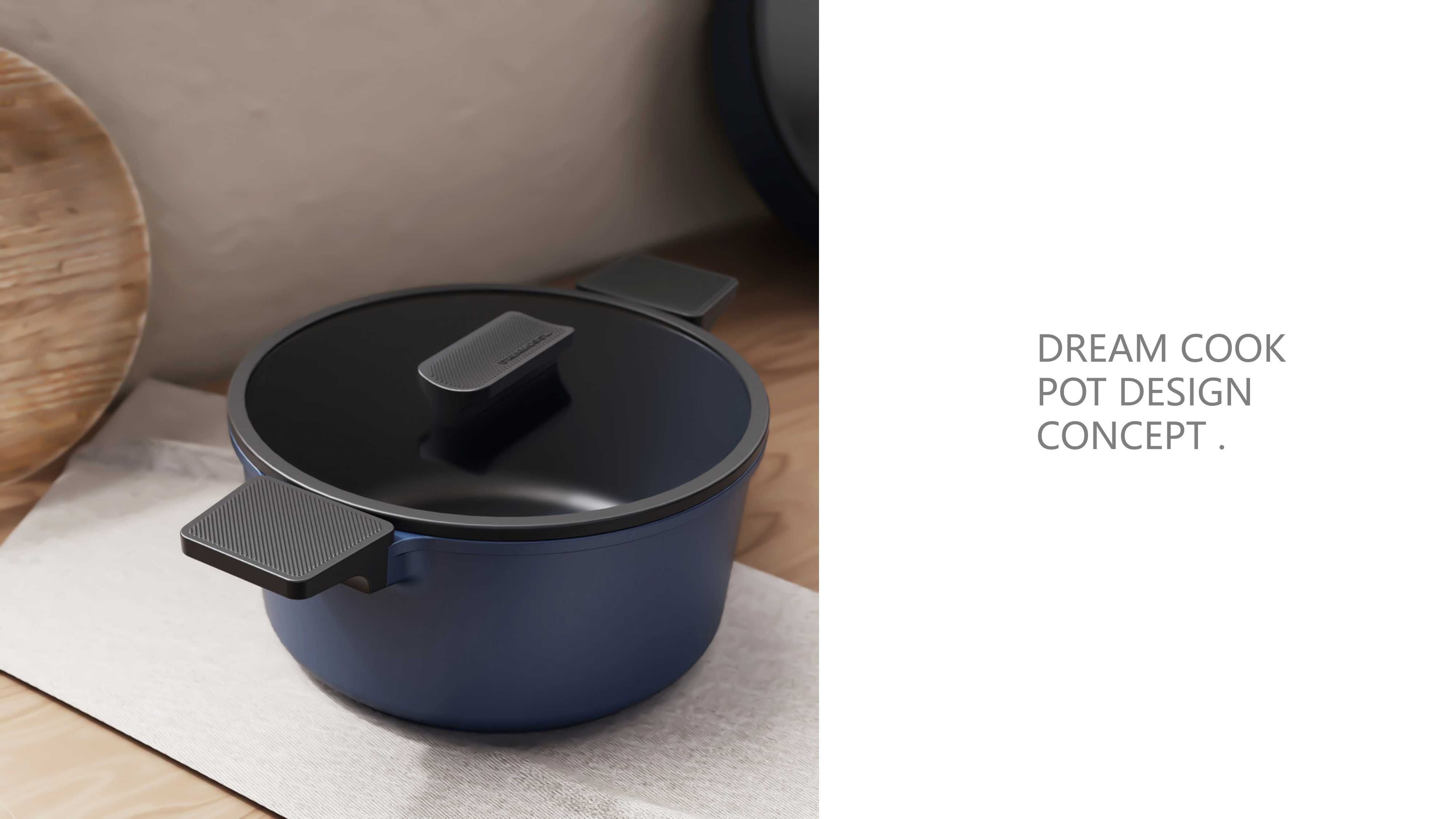 Pot design，cookware，Appearance design，Structural design，non-stick cookware，Cast aluminum pan，pot，