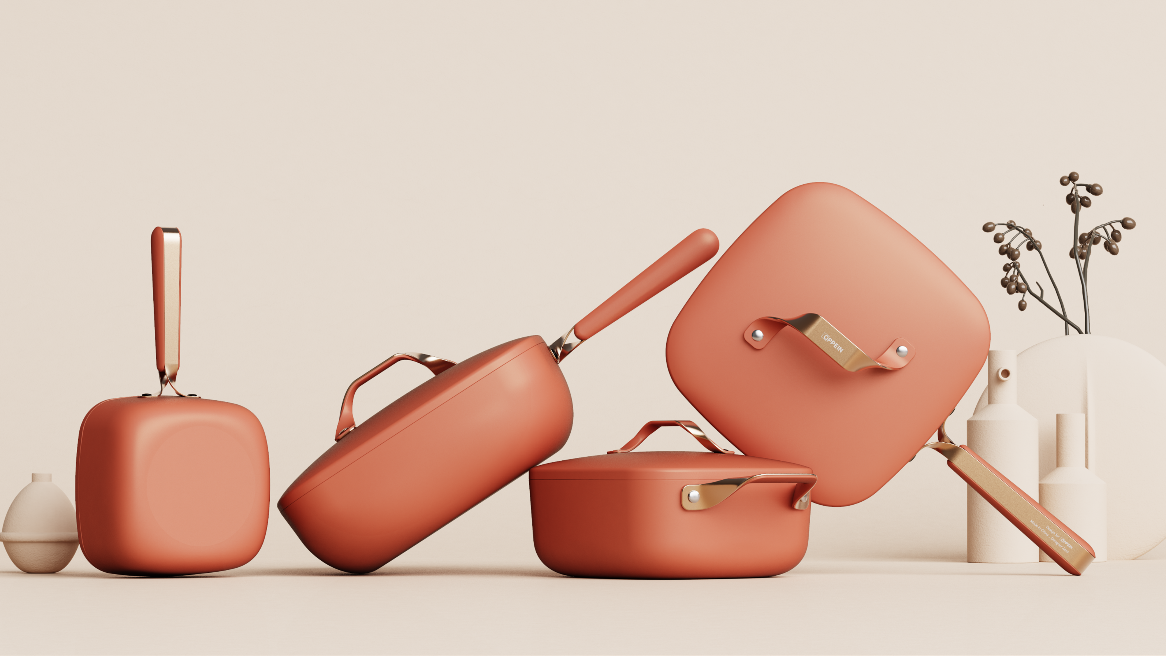 Pot design，cookware，Aluminum pot，Soup pot，Wok，pot，Appearance design，non-stick cookware，