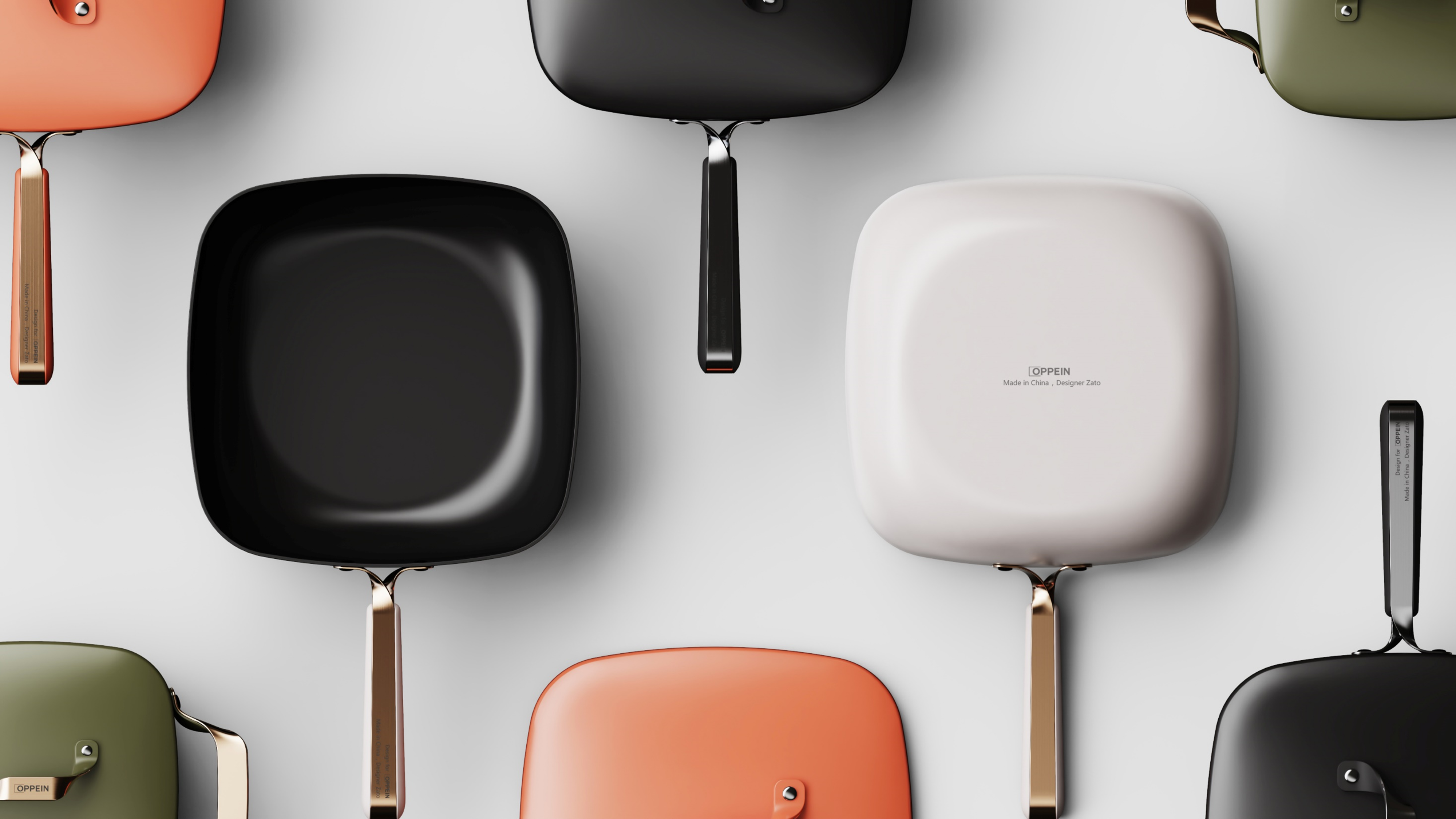 Pot design，cookware，Aluminum pot，Soup pot，Wok，pot，Appearance design，non-stick cookware，