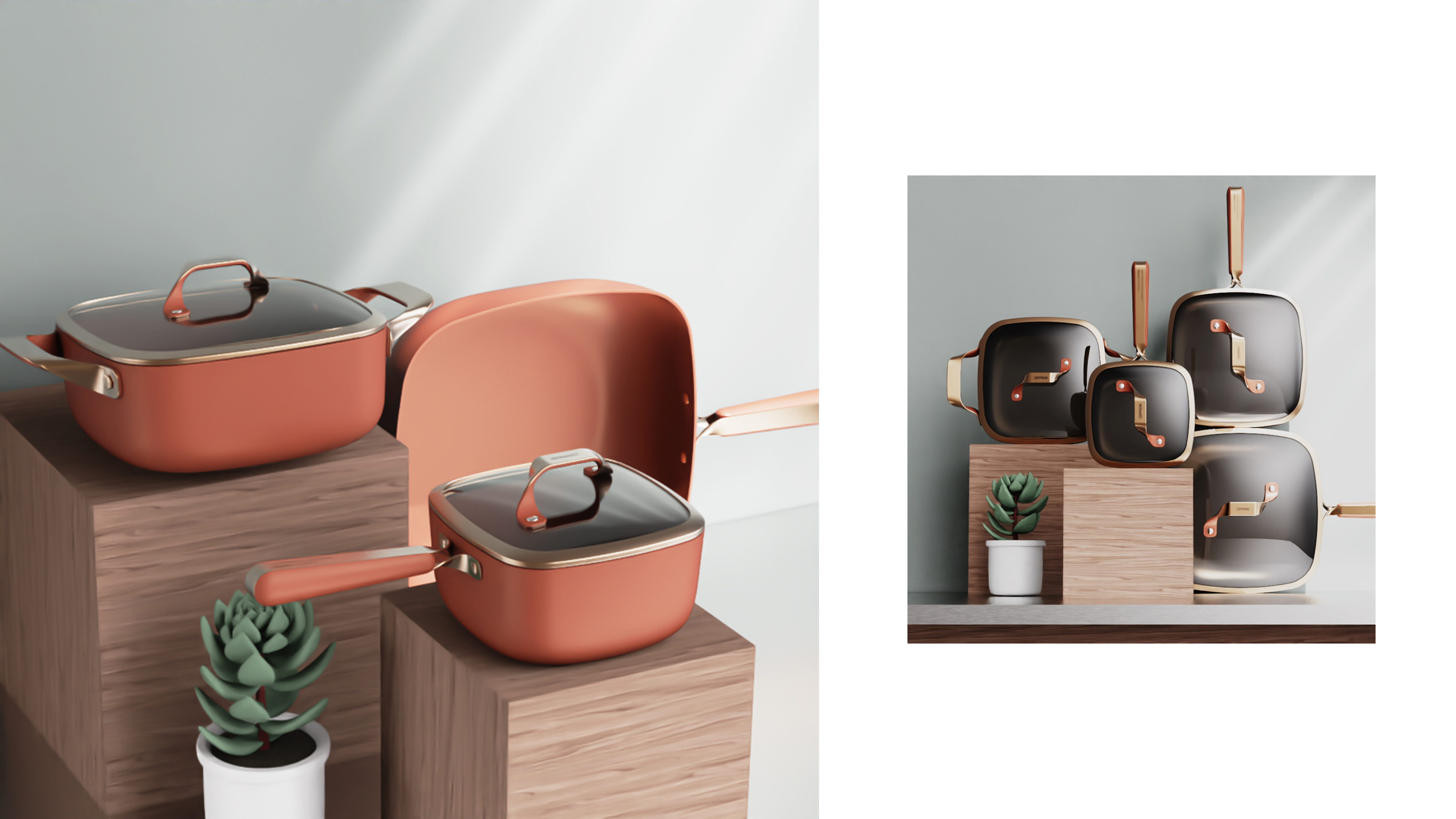 Pot design，cookware，Aluminum pot，Soup pot，Wok，pot，Appearance design，non-stick cookware，
