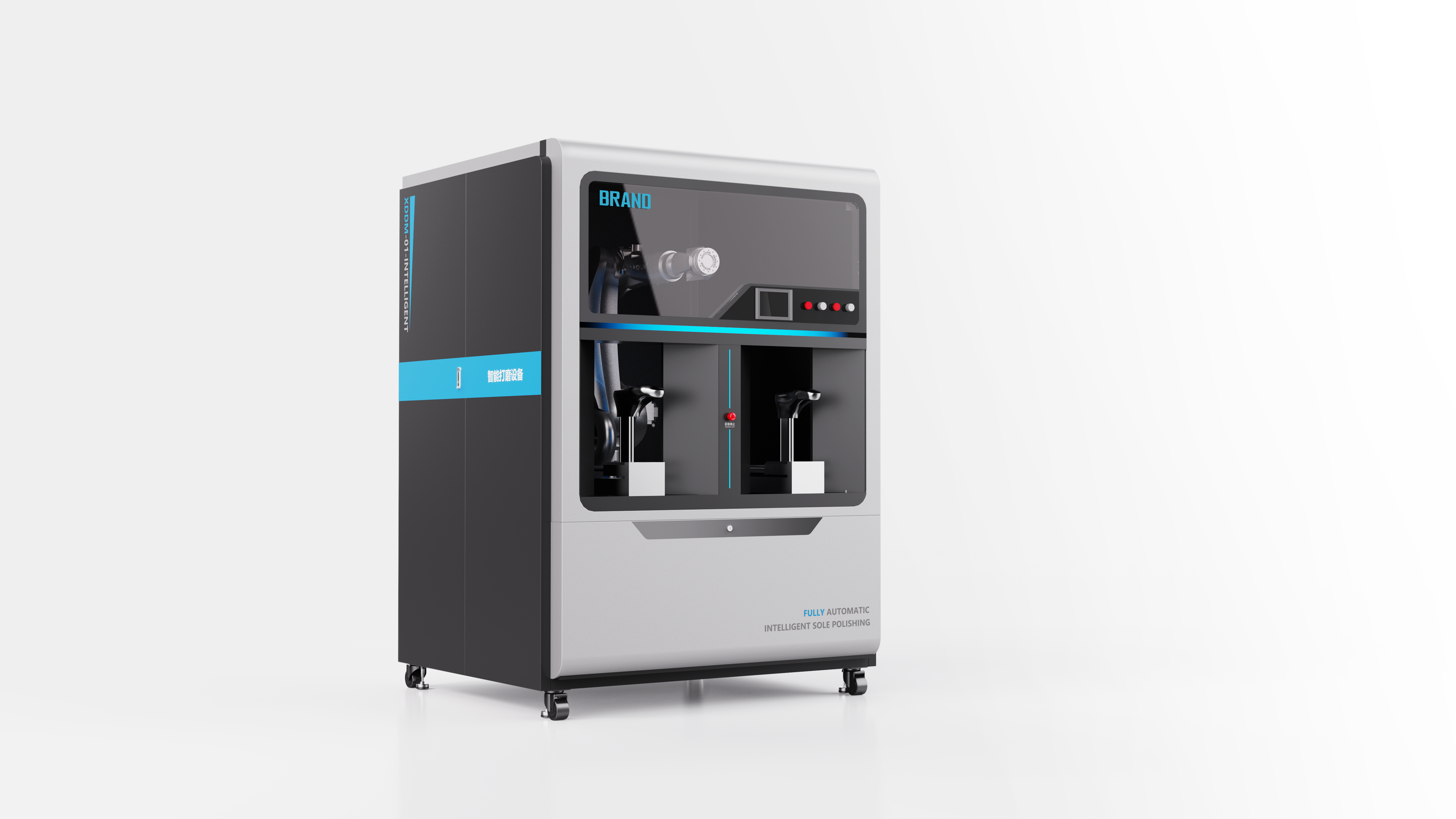 Shoe industry，Shoe last bottom grinding，Full-automatic intelligent shoe lasting equipment，Assembly line production，