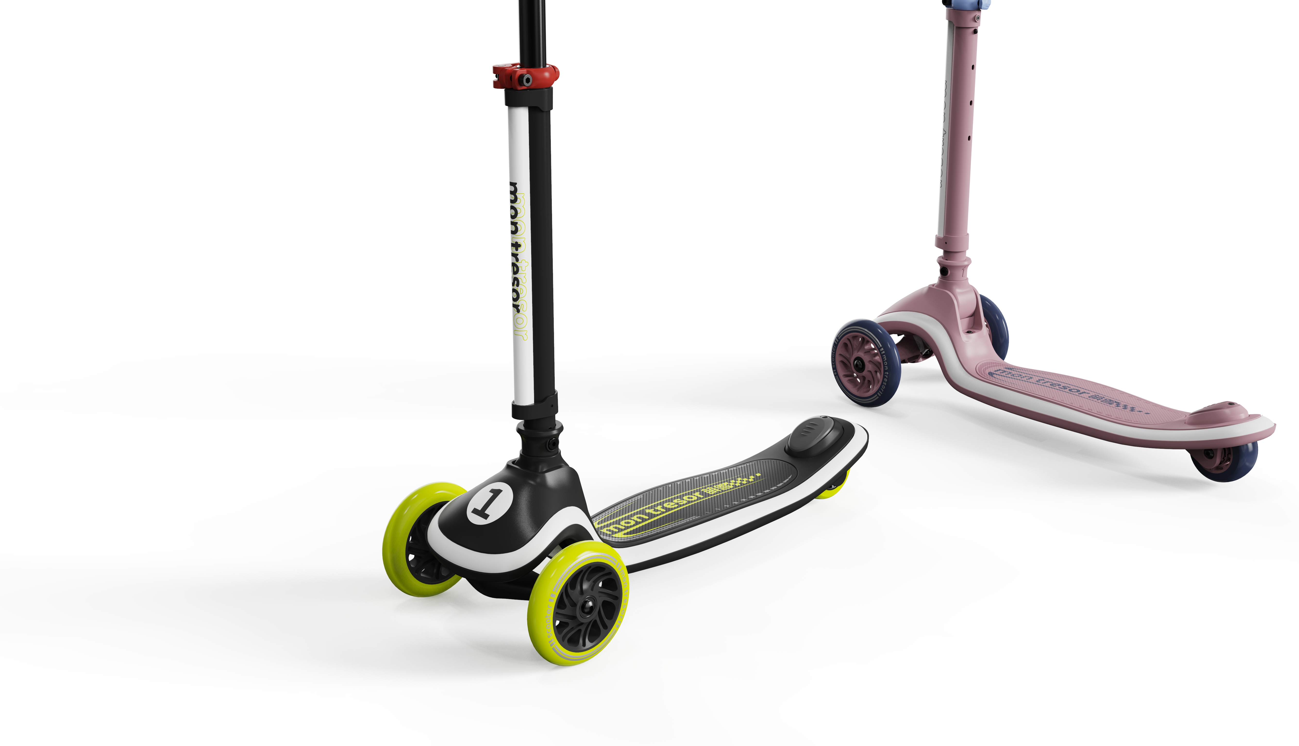 Scooter，Children's products，Stroller，single board scooter，product design，