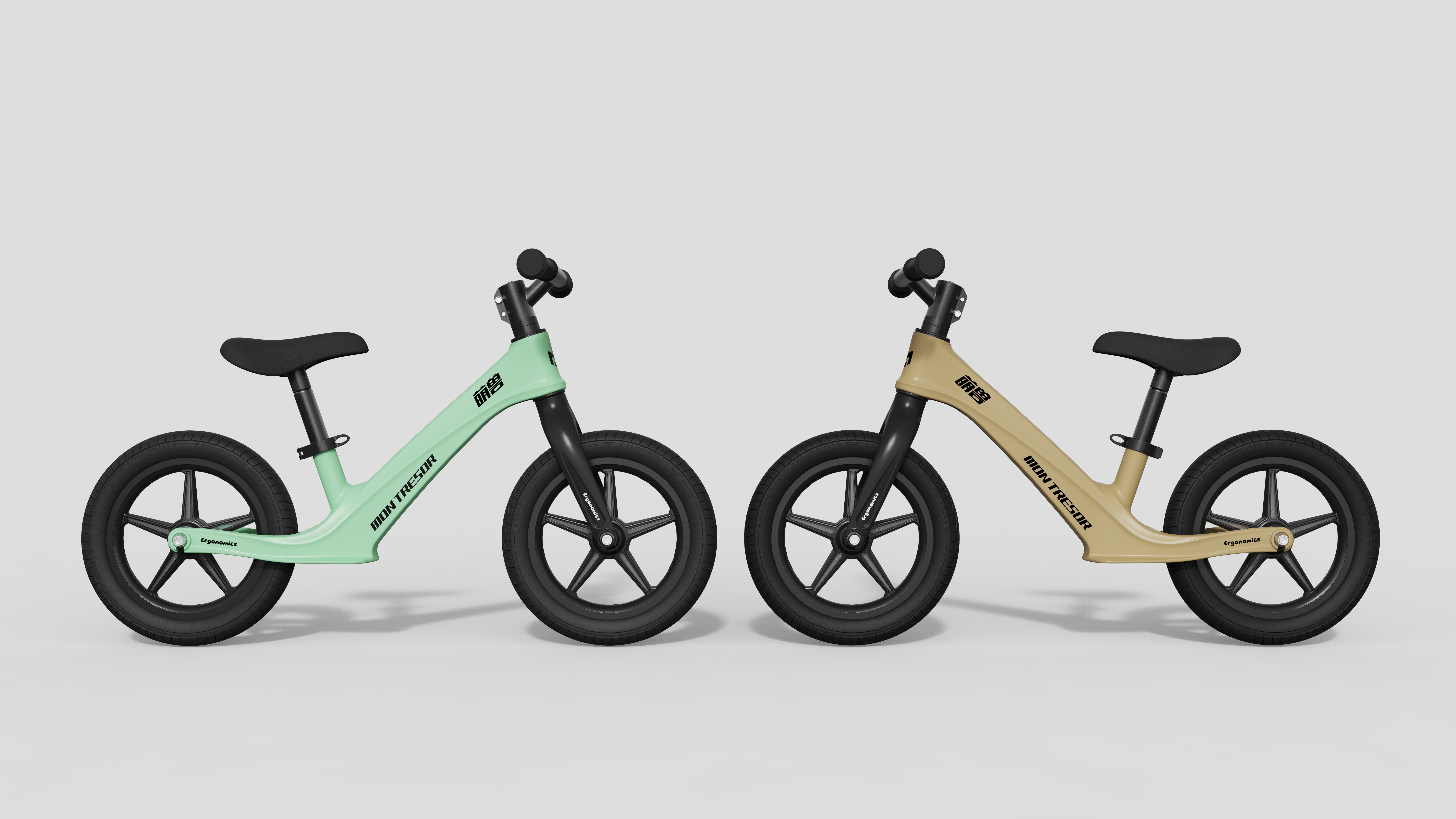 Balance car，Children's products，Stroller，Magnesium alloy balance car，product design，