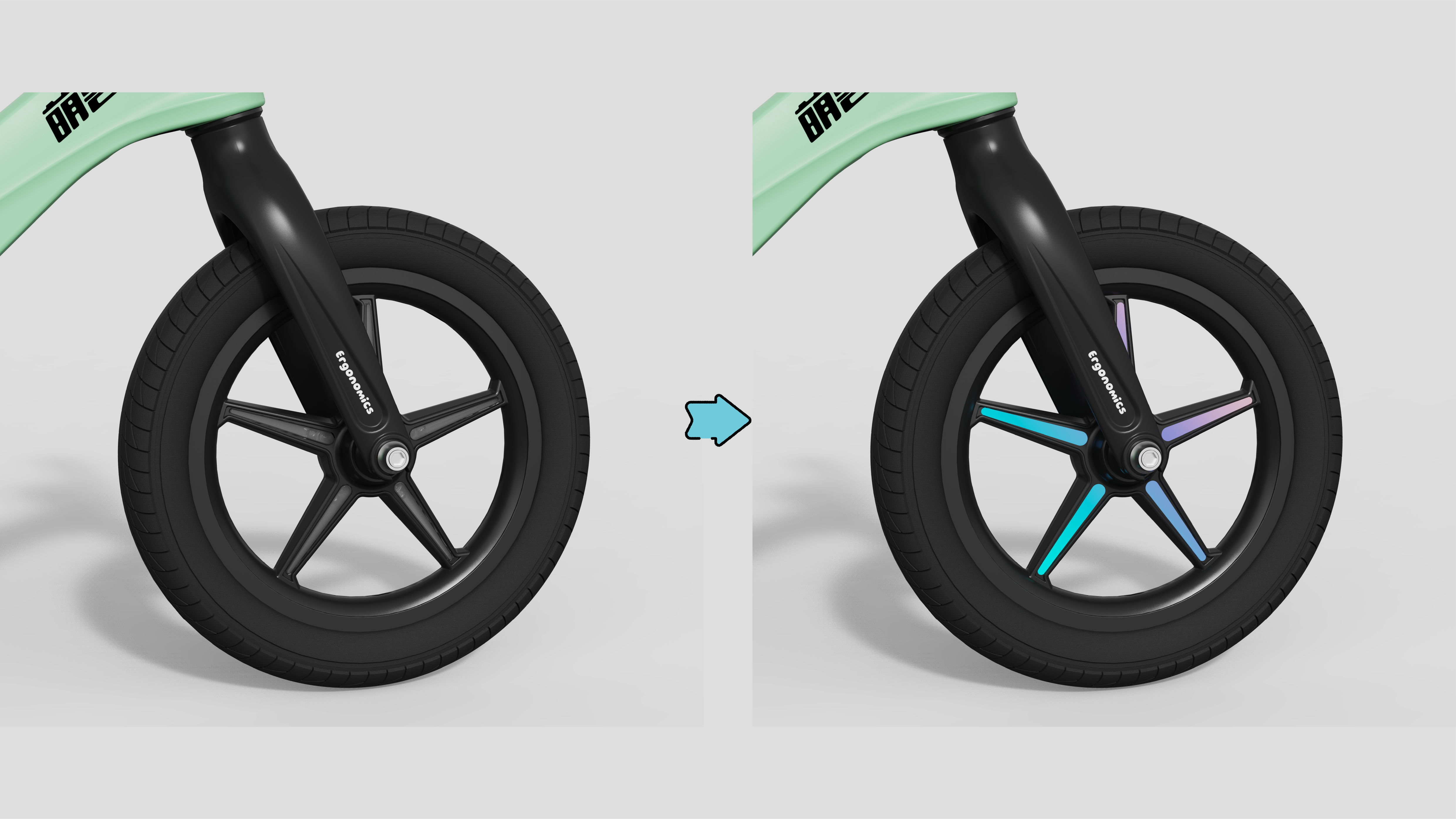 Balance car，Children's products，Stroller，Magnesium alloy balance car，product design，