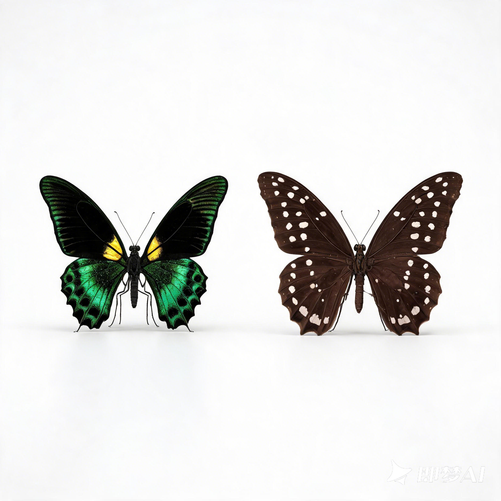 Gold-green Birdwing Butterfly，