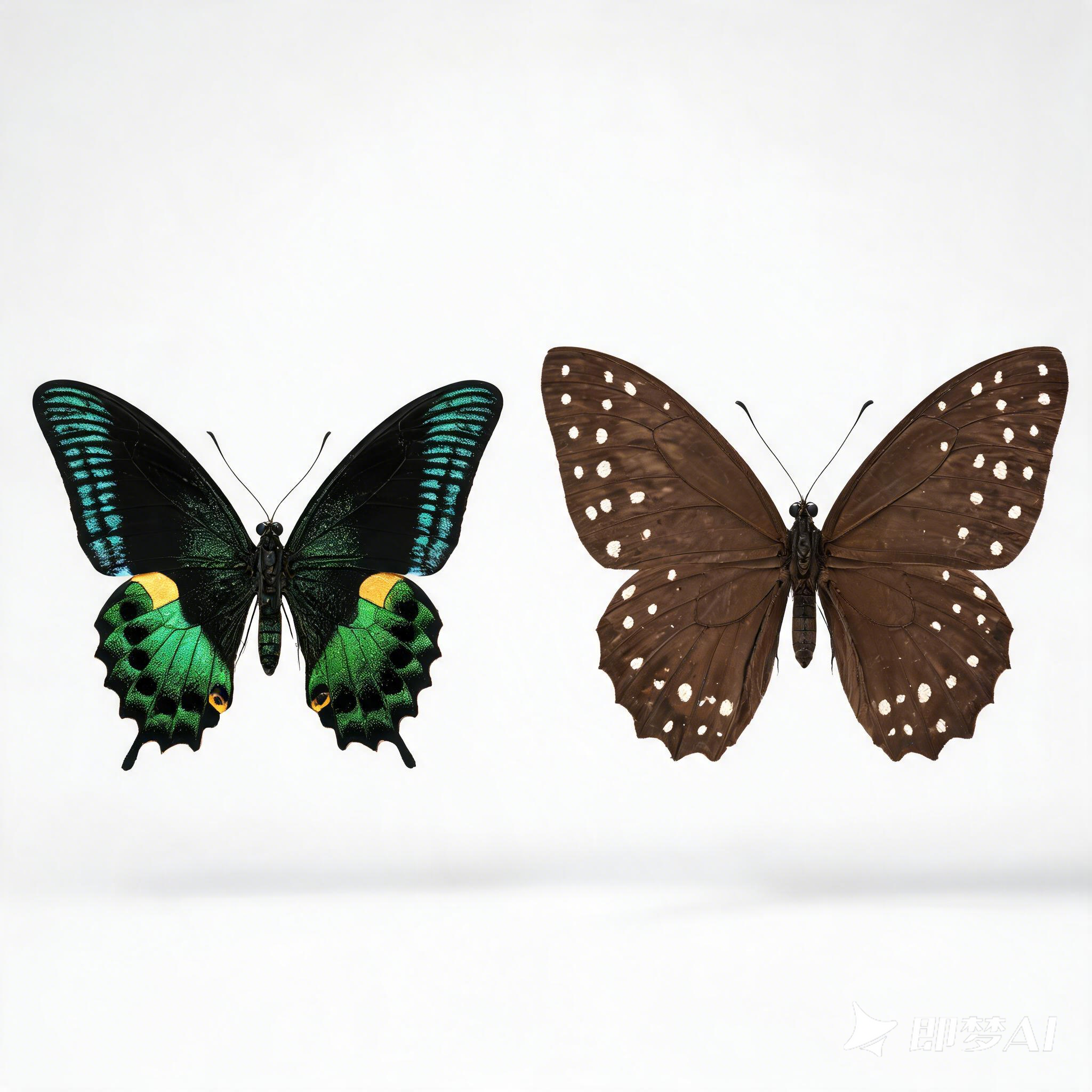 Gold-green Birdwing Butterfly，