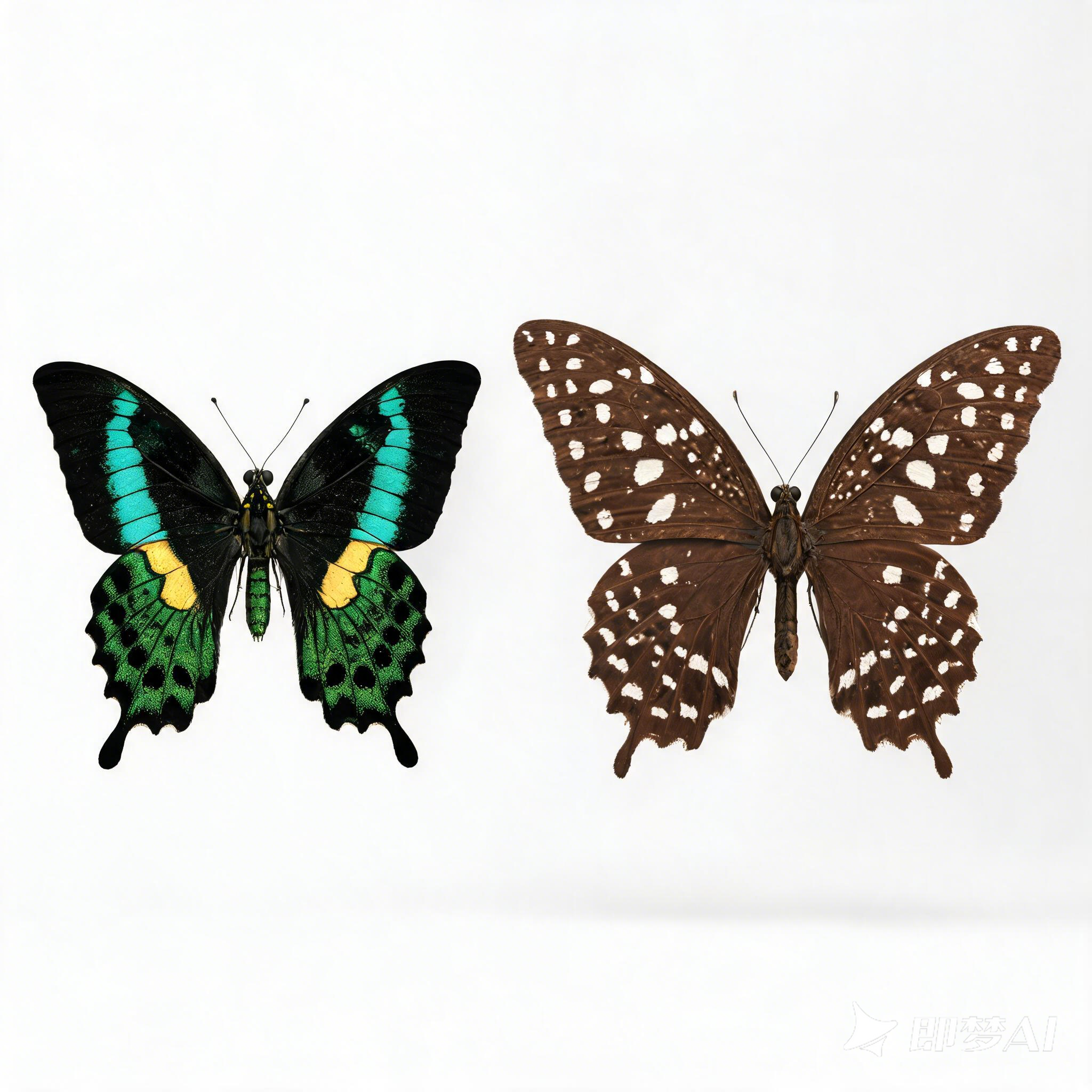 Gold-green Birdwing Butterfly，